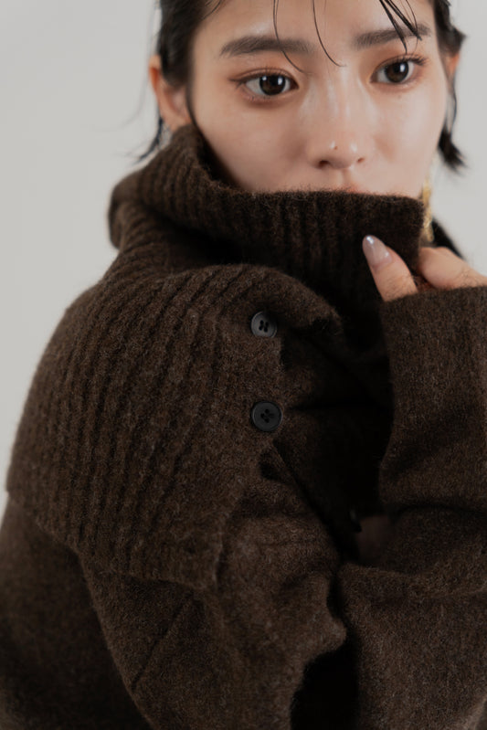 Modern Snood Knit Set – 3 Piece