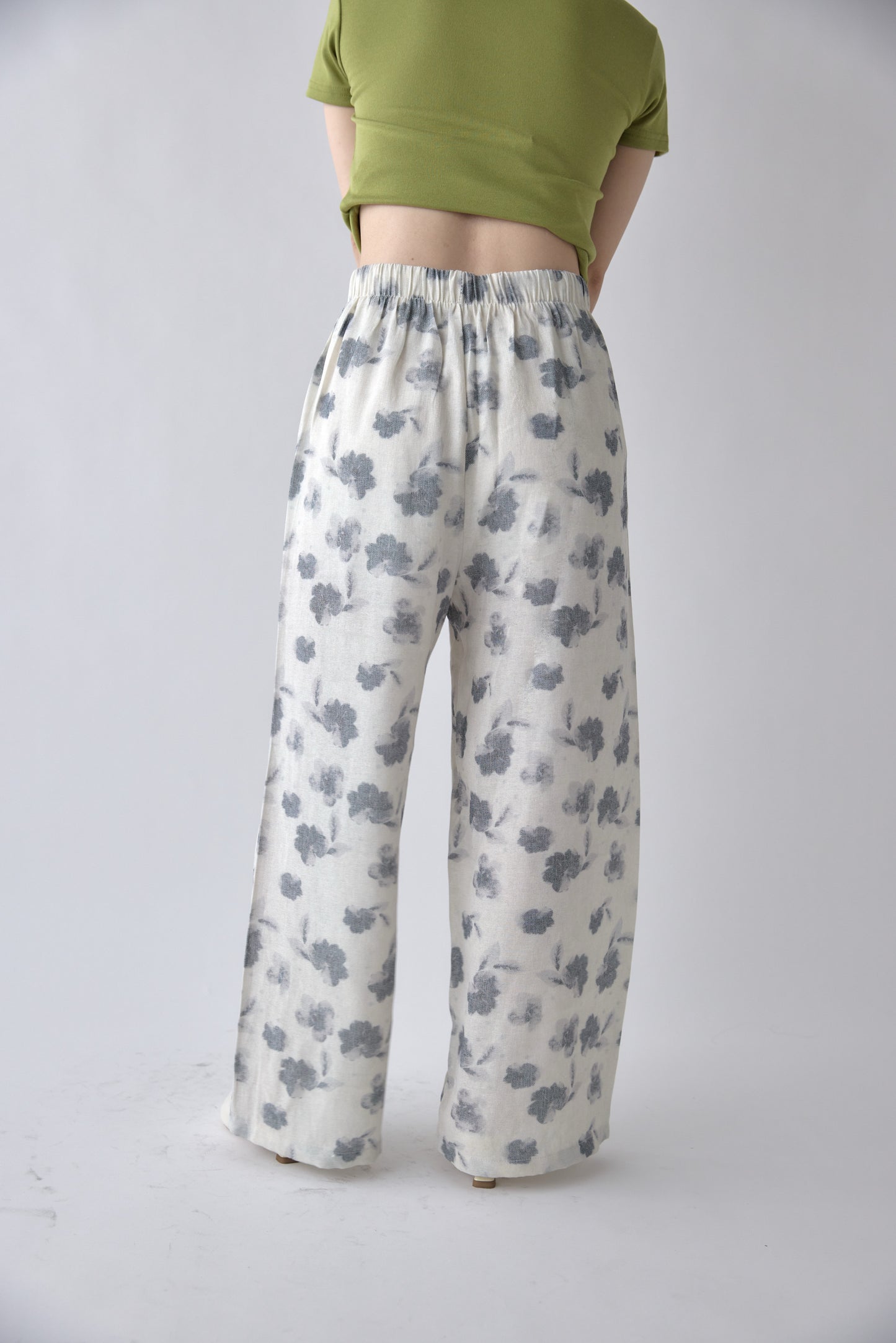 Soft Flower Easy Pants