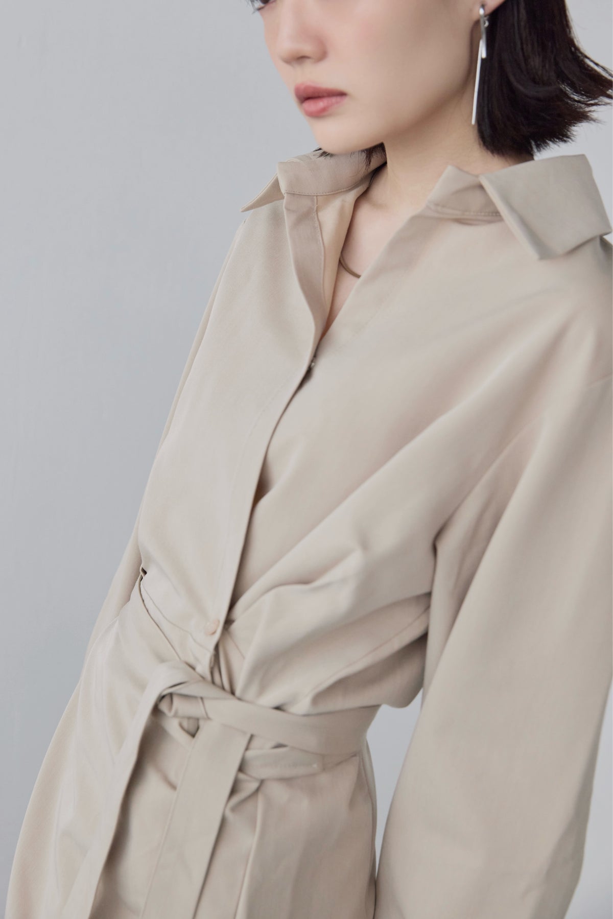 Wrap Shirt Dress