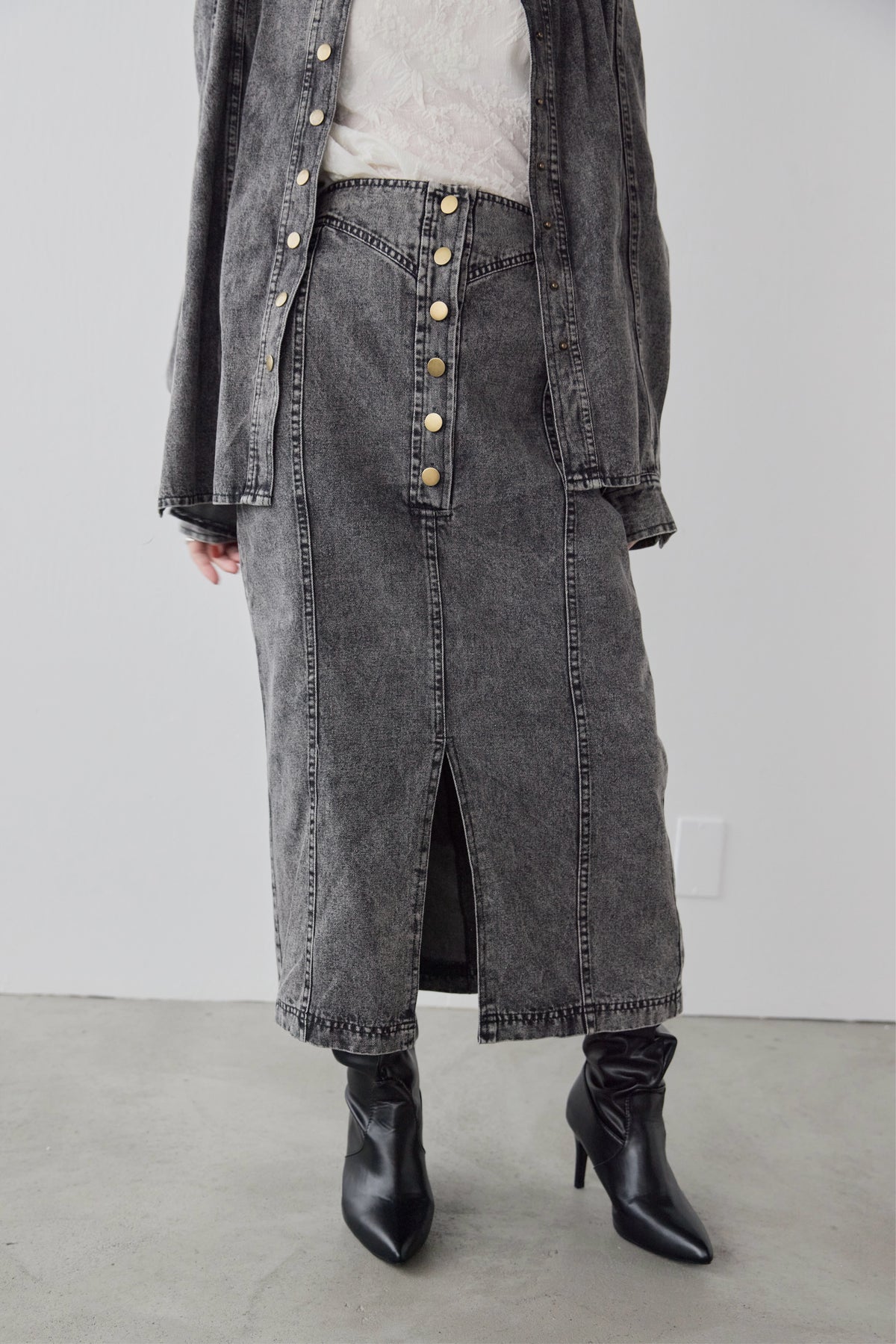 Vintage-Style Denim Set