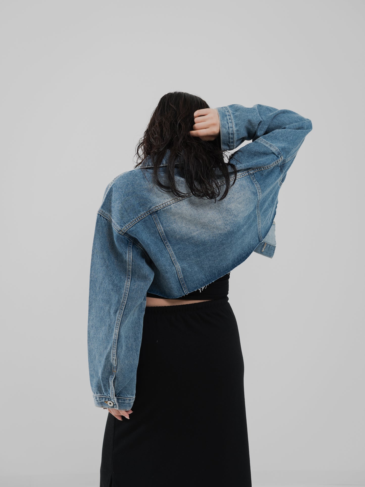 Cropped Denim Jacket