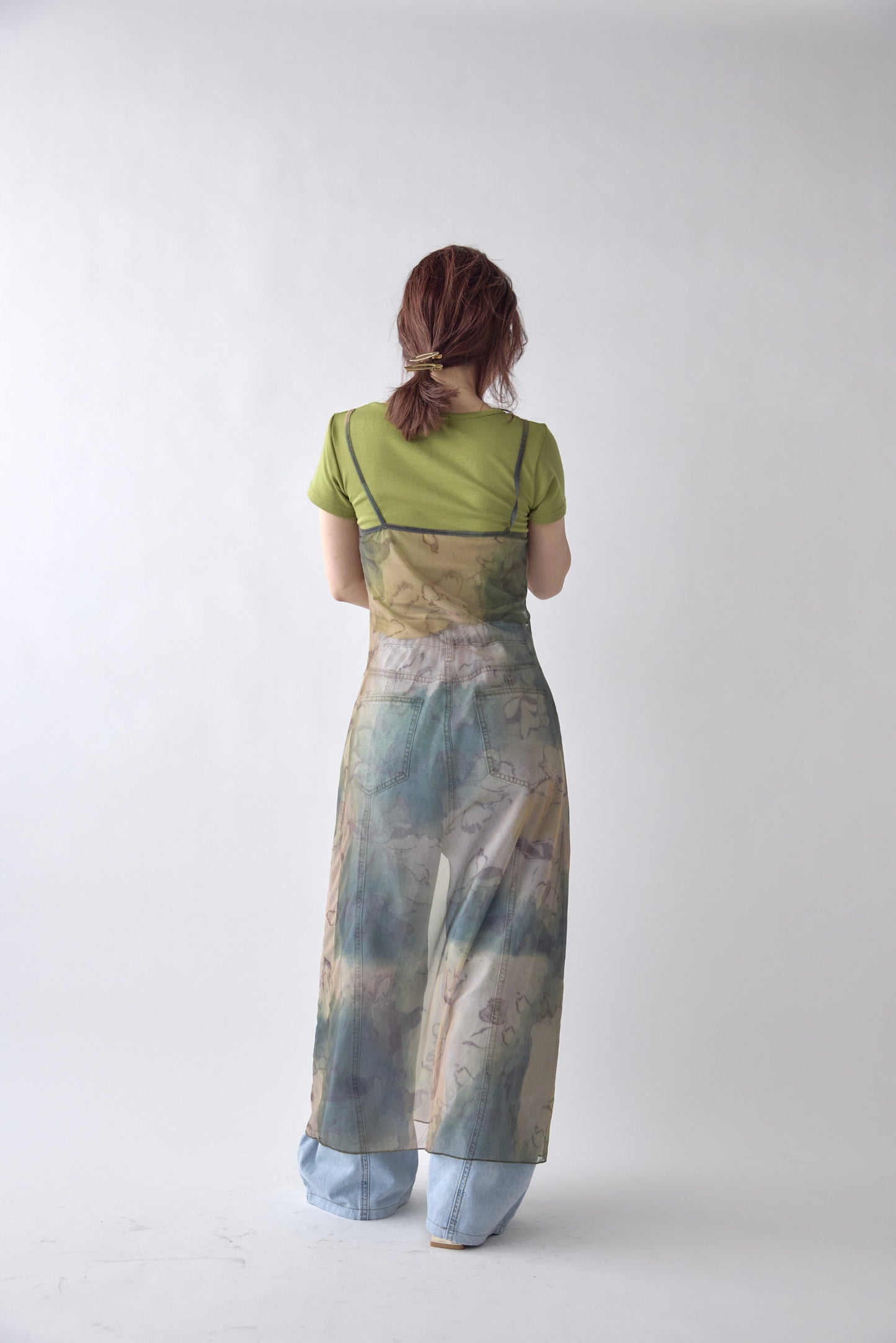 Layered Marble Cami Dress