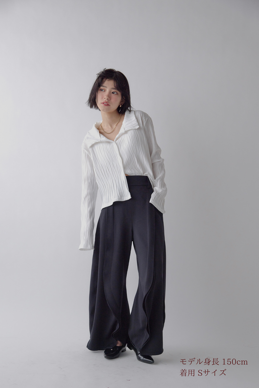 【再入荷】Curved Wide Sweat Pants