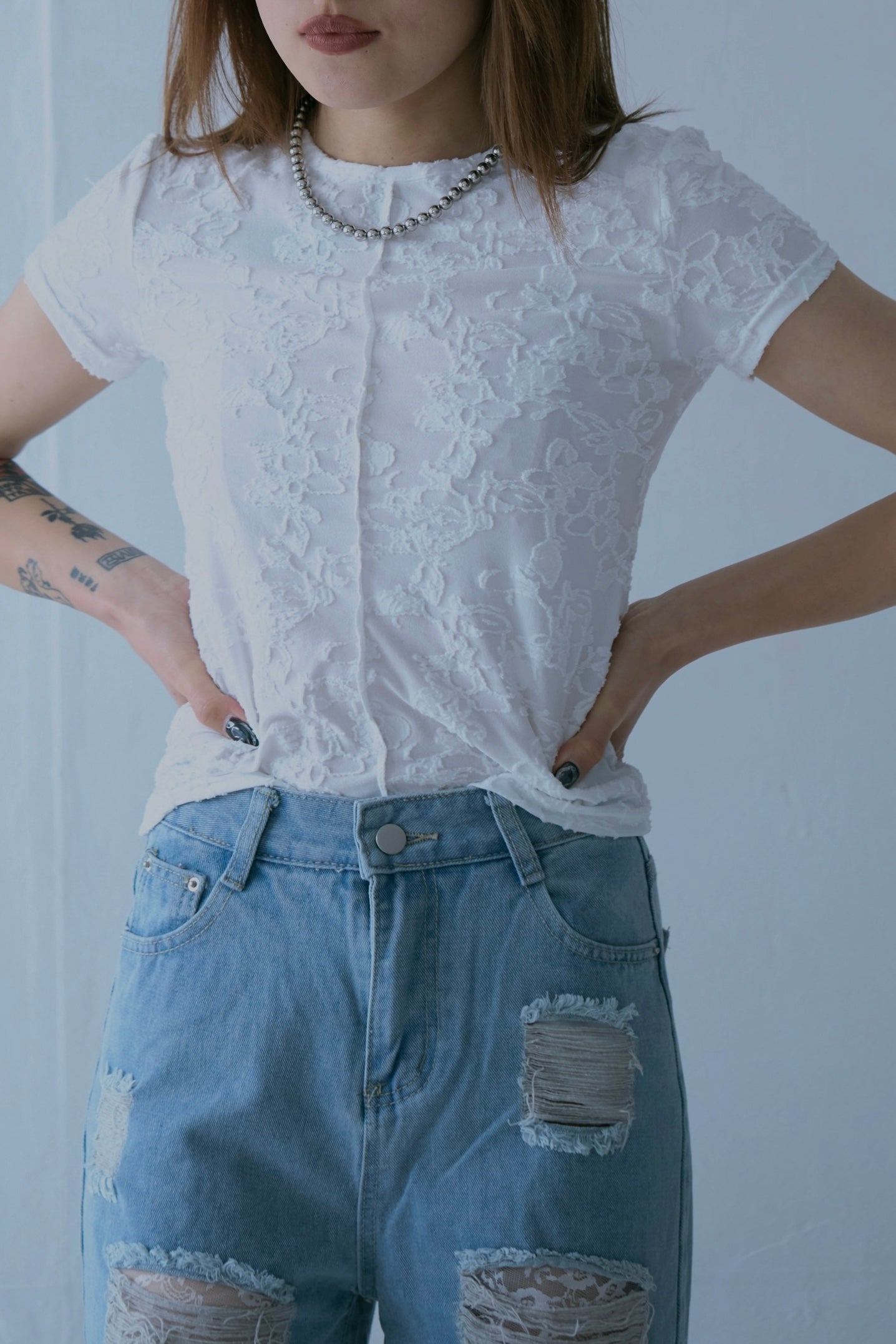 Flower Lace T-shirt