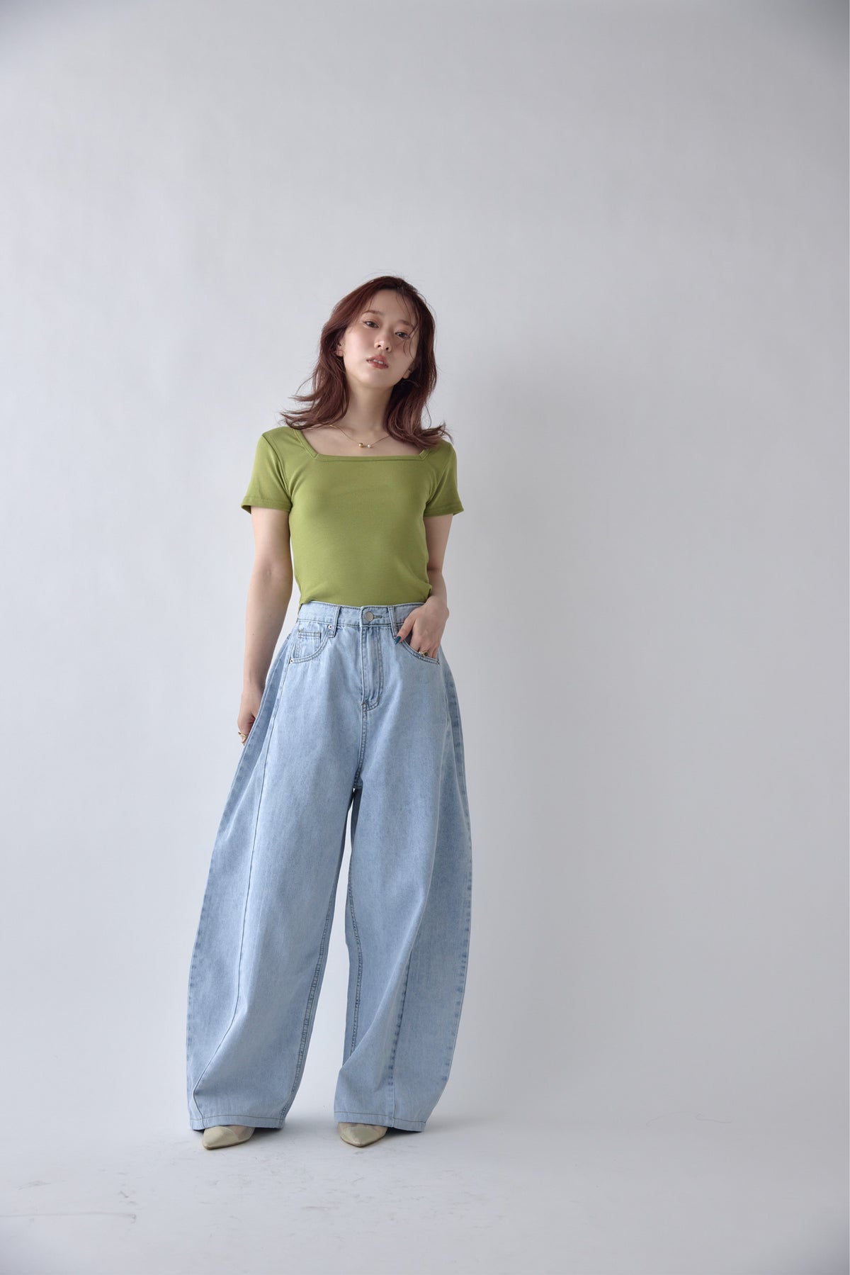 Curved Wide Denim