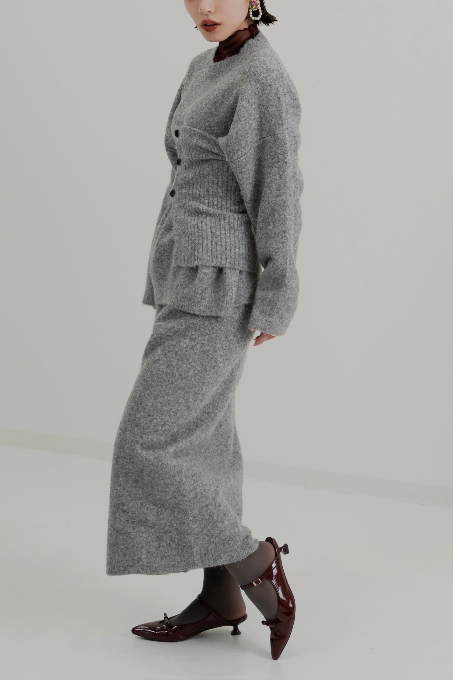 Modern Snood Knit Set – 3 Piece