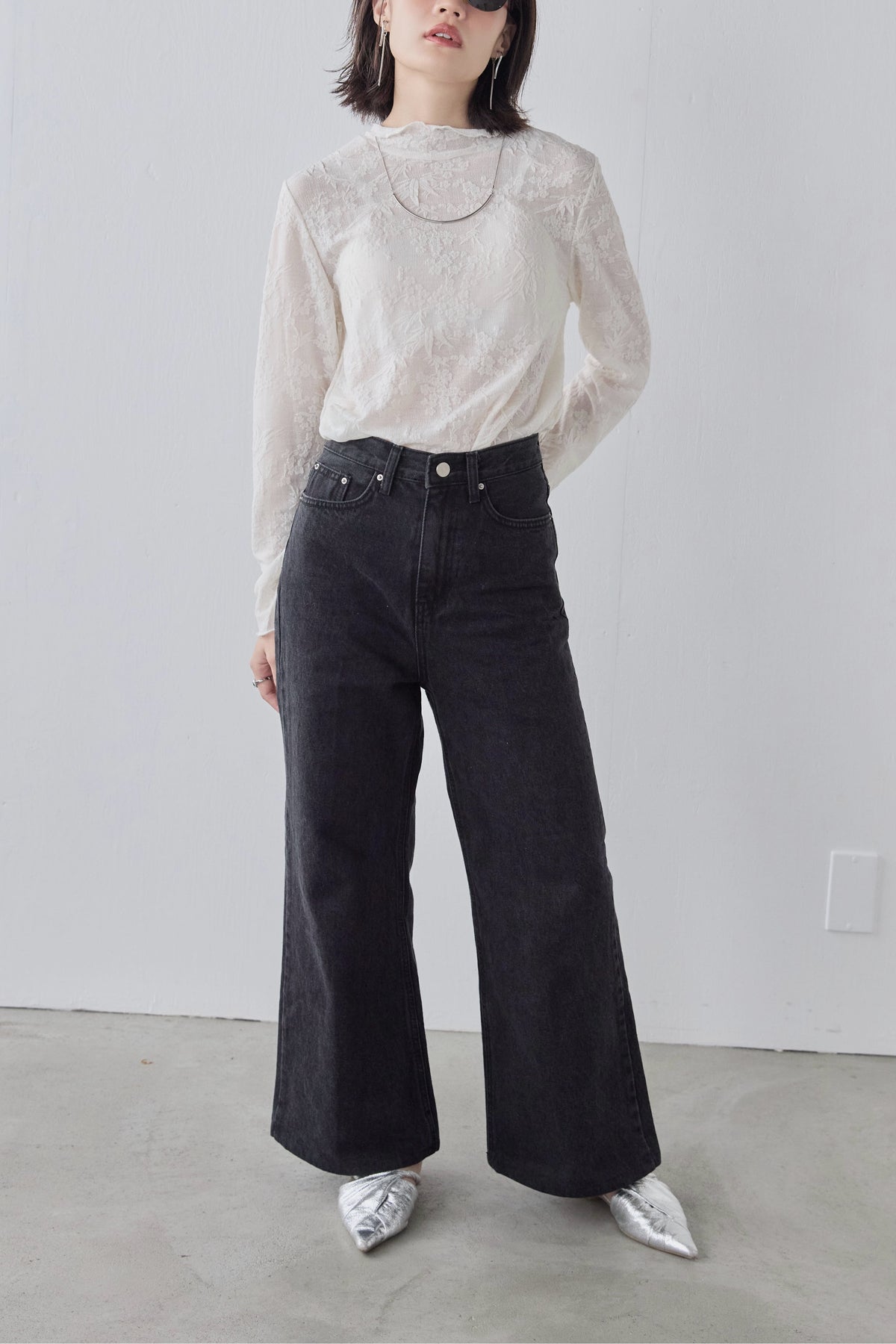 Sheer Lace Top