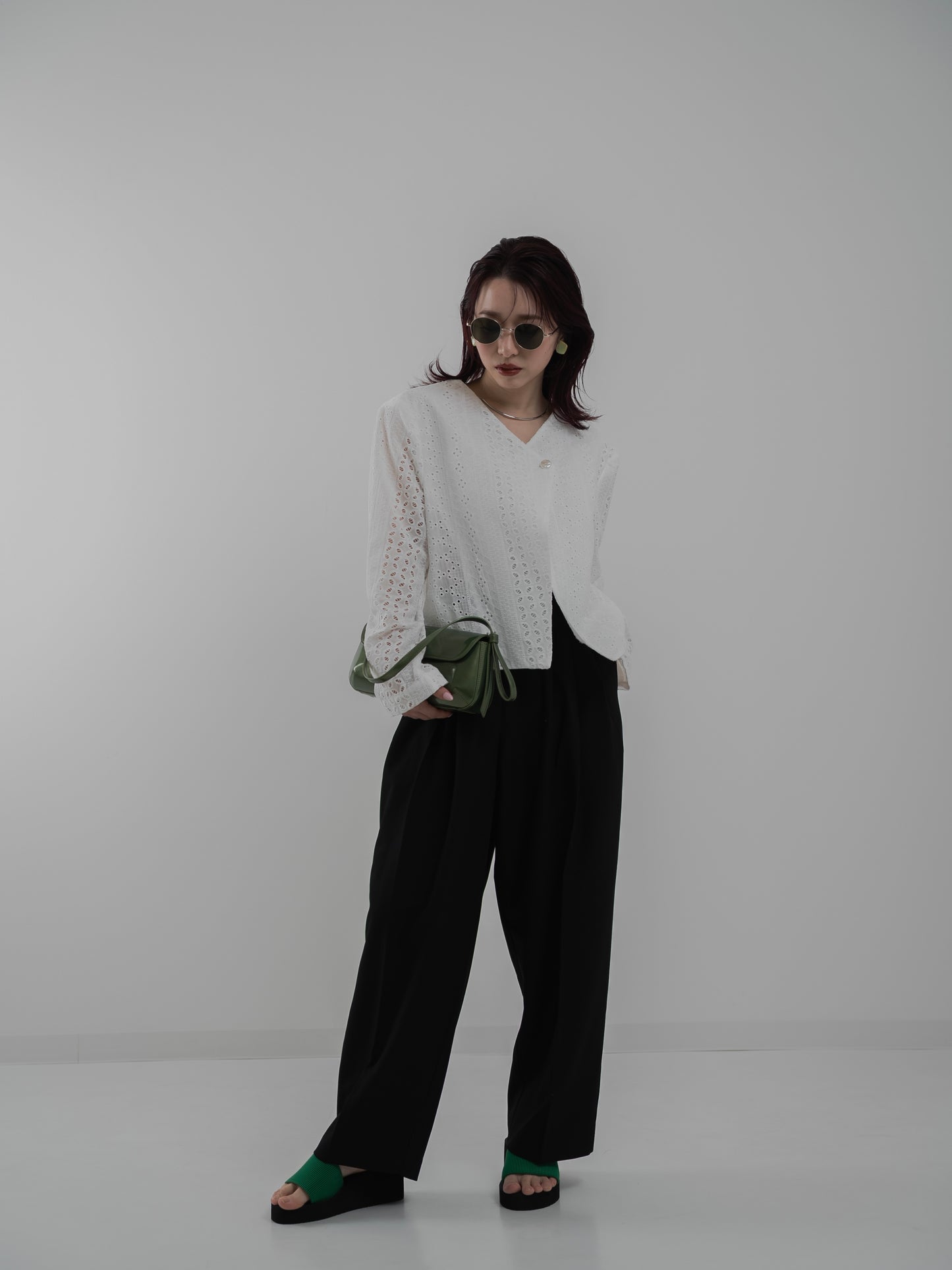 Embroidered lace jacket