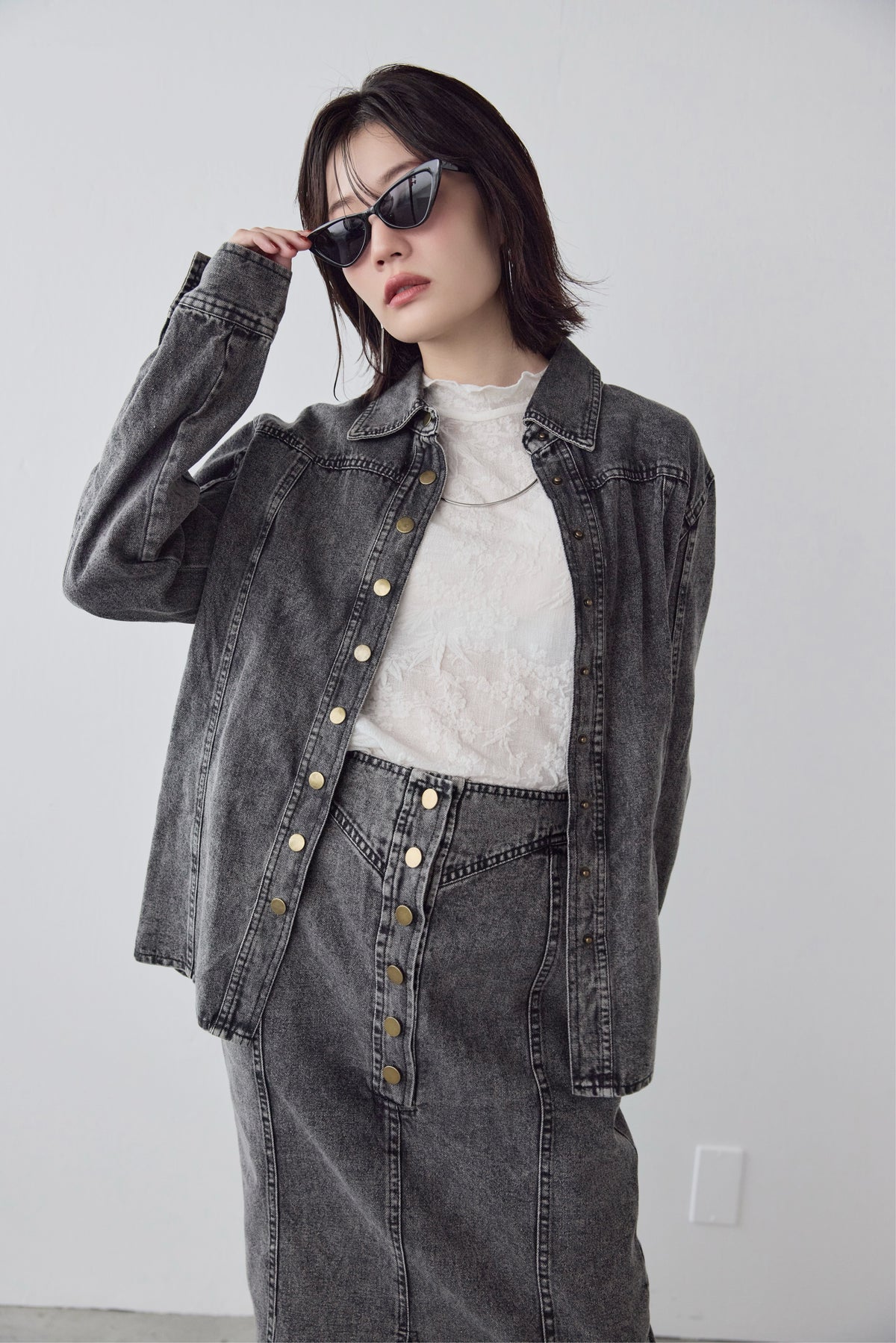 Vintage-Style Denim Set
