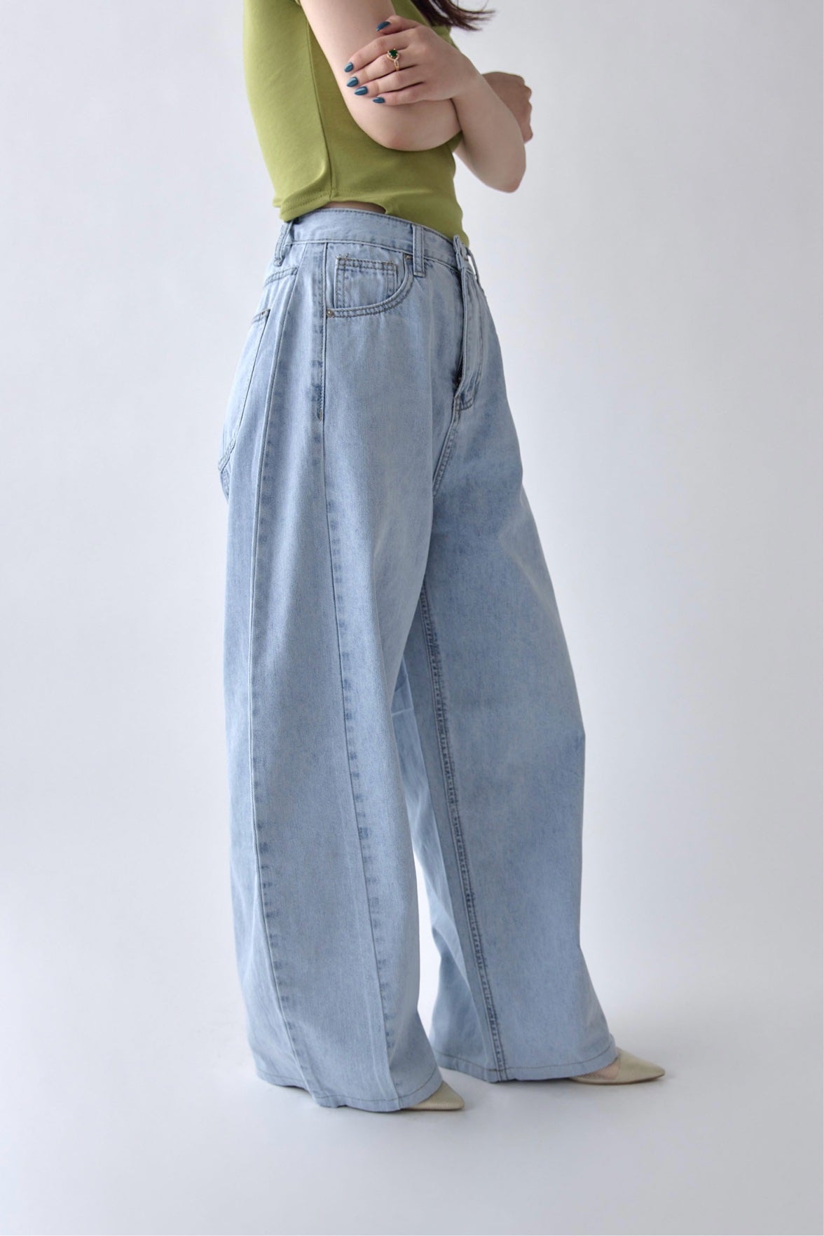 Curved Wide Denim
