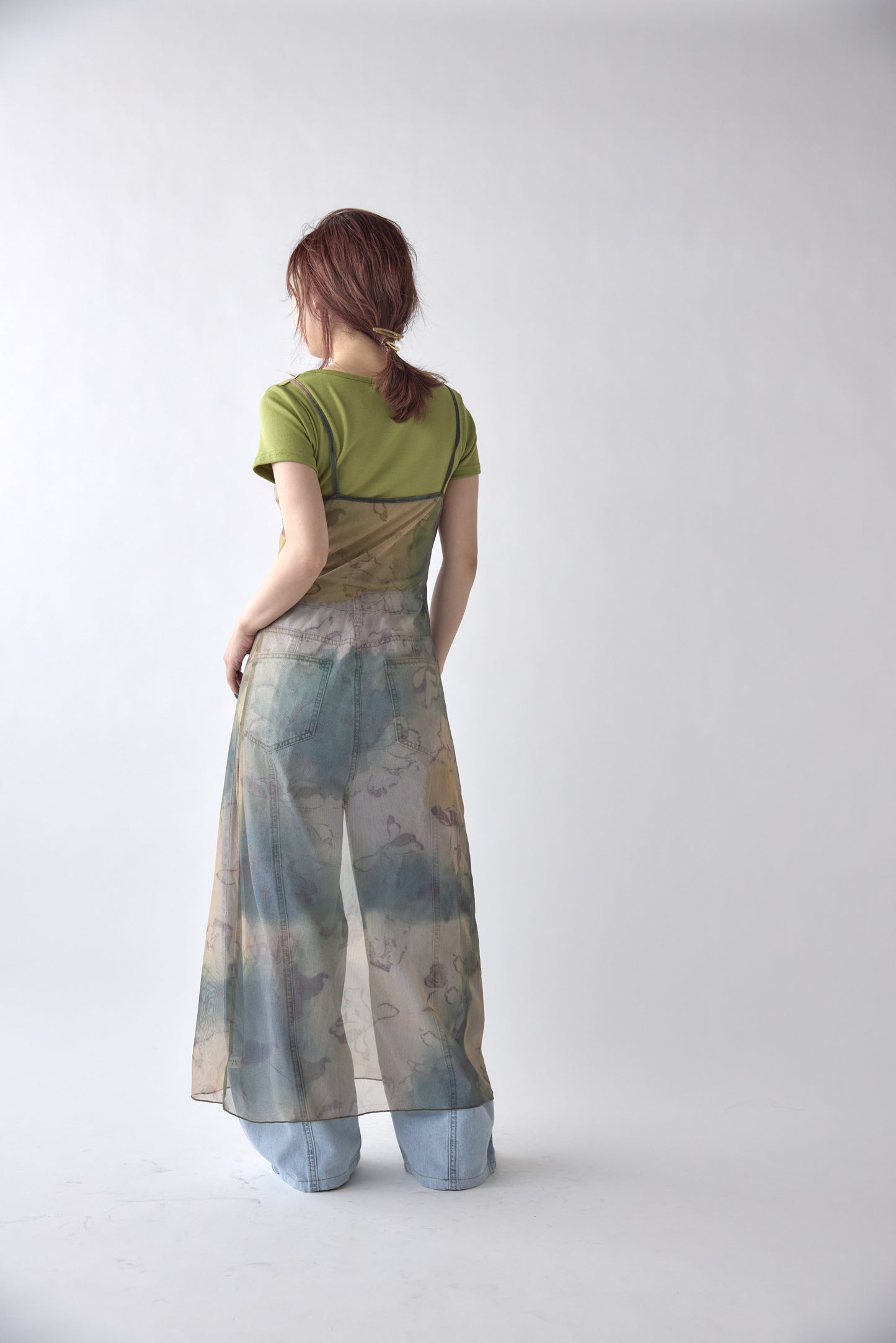 Layered Marble Cami Dress