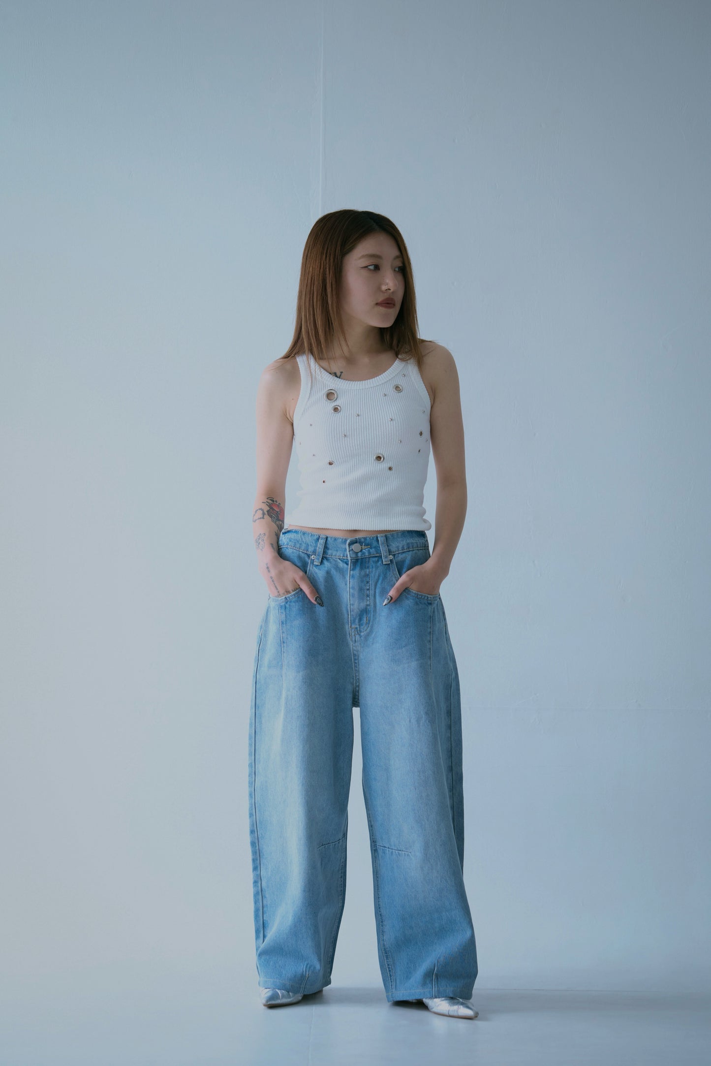 Perforated Design Tanktop