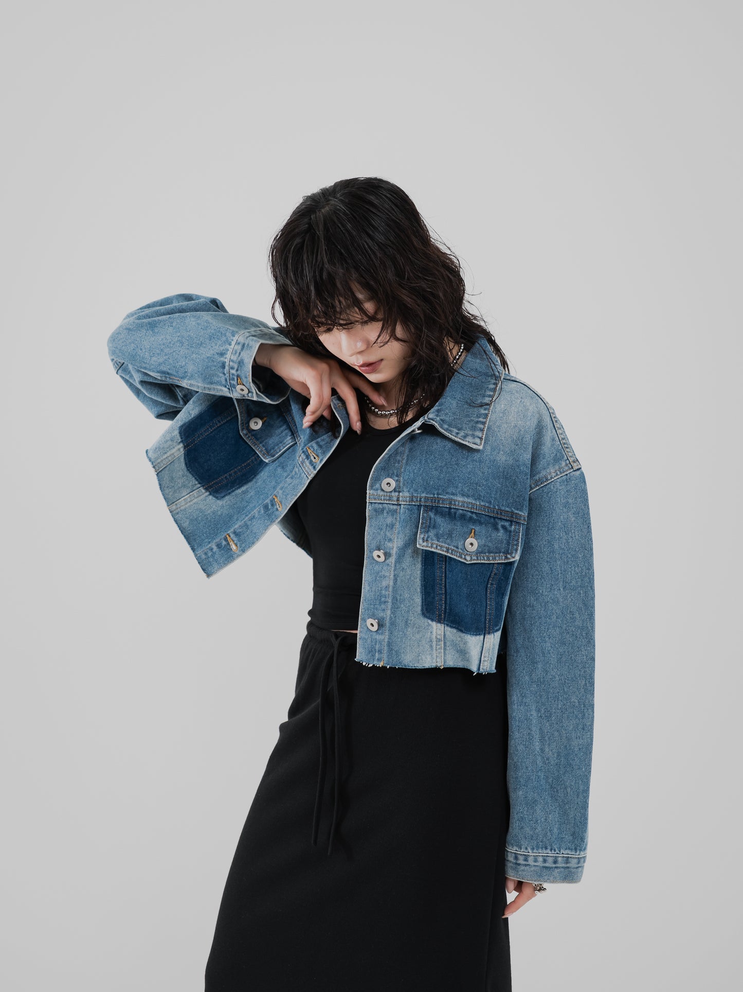 Cropped Denim Jacket
