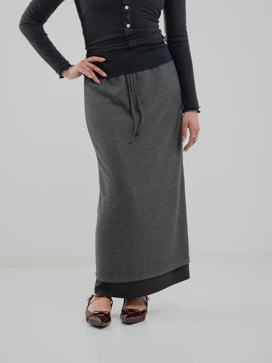 Double Layer Long Skirt