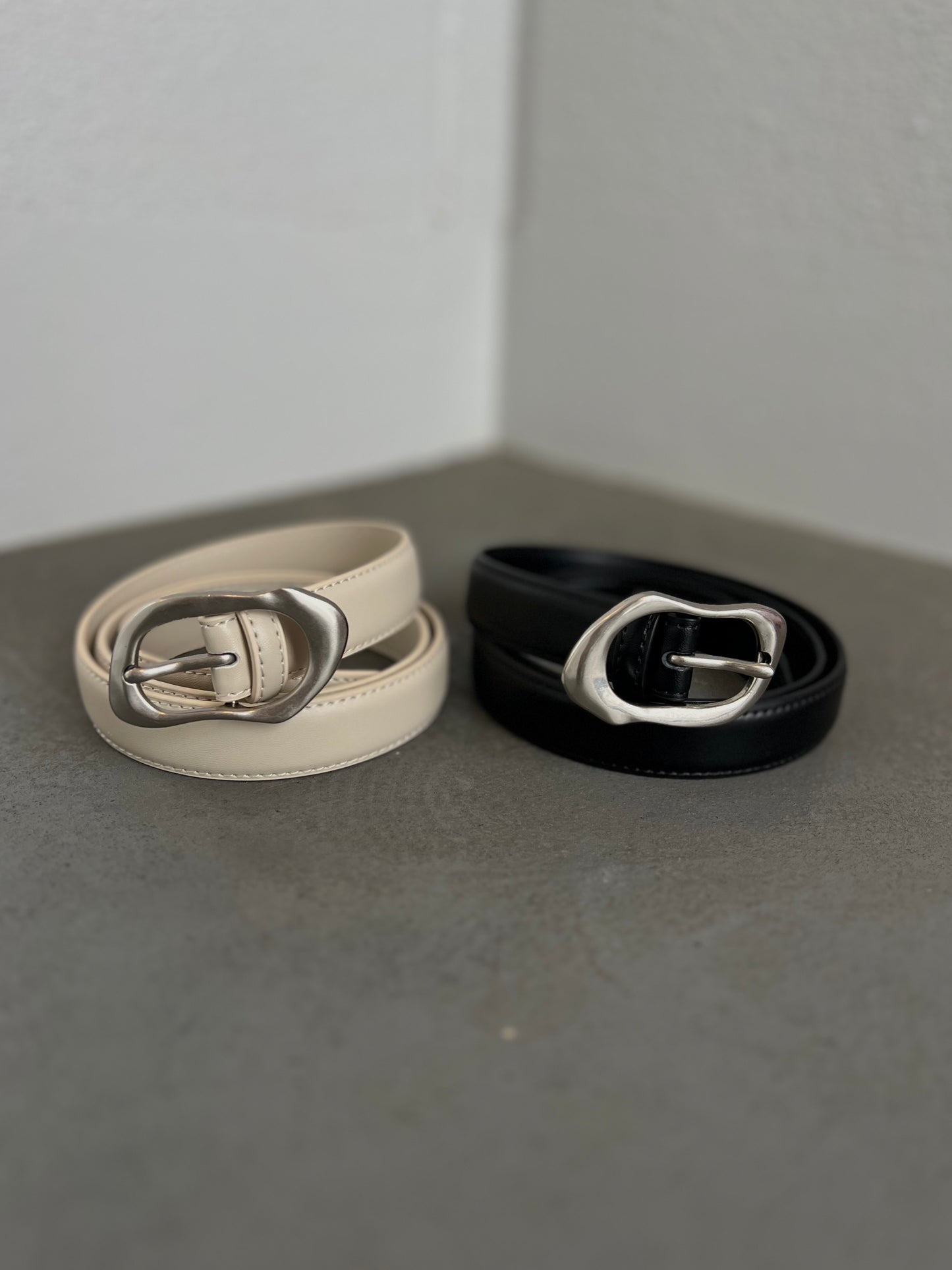 Silver Curve Belt
