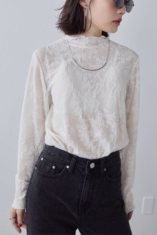 Sheer Lace Top