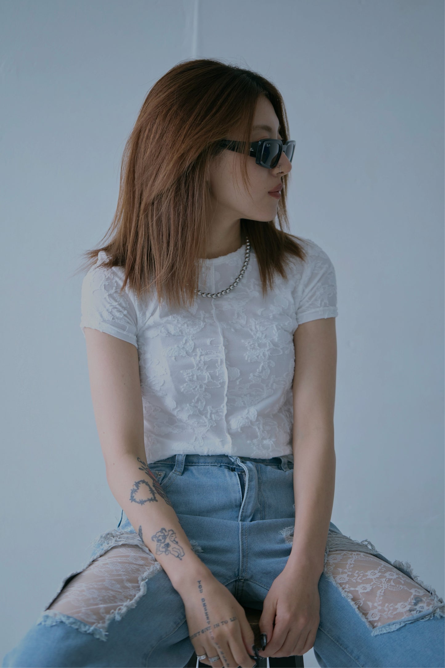 Flower Lace T-shirt