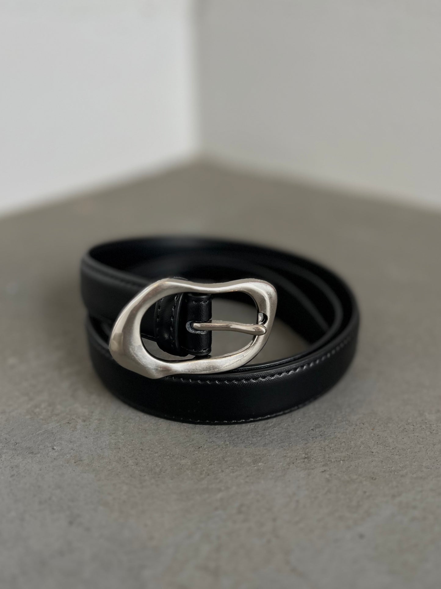 Silver Curve Belt
