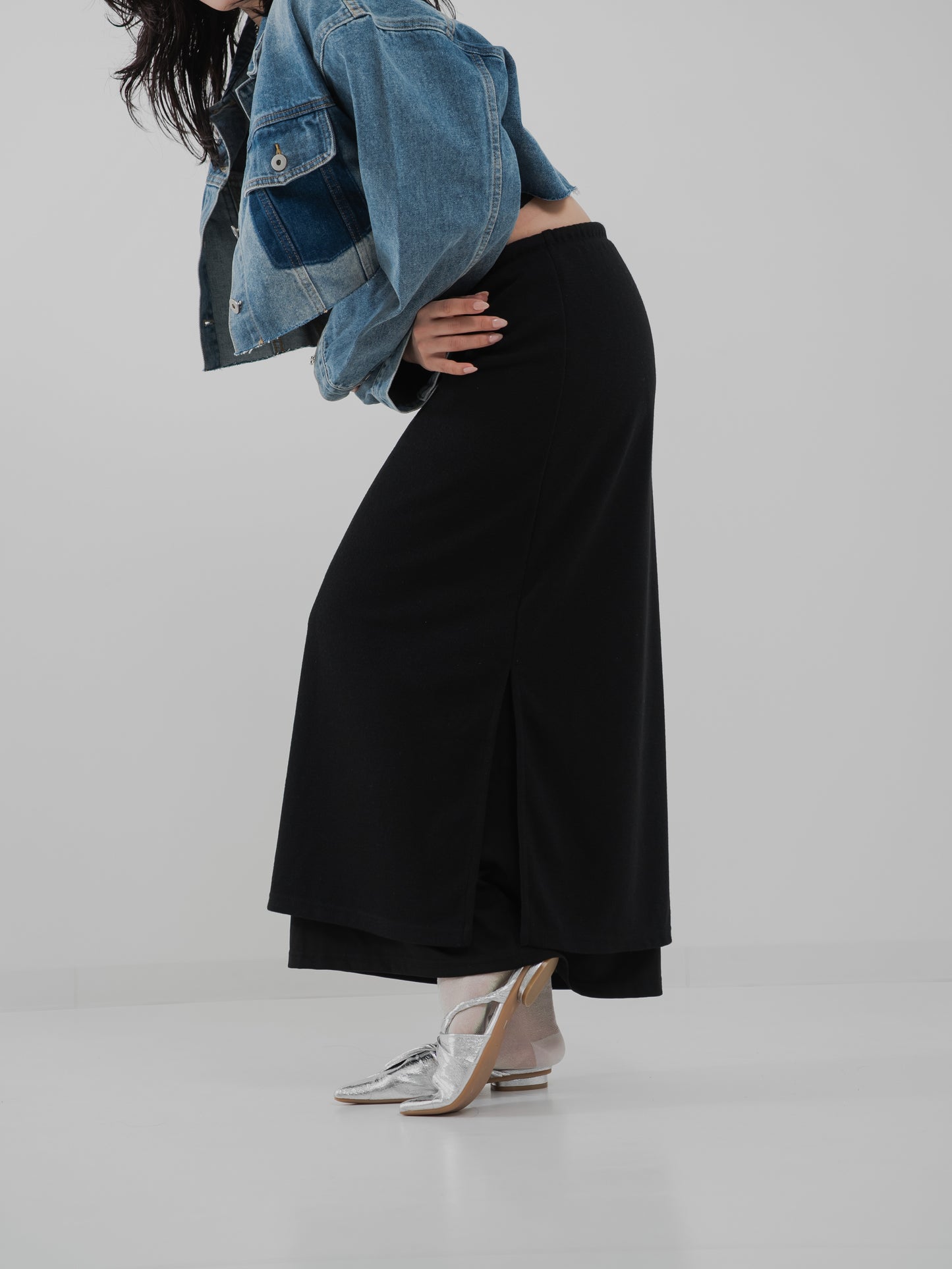 Double Layer Long Skirt