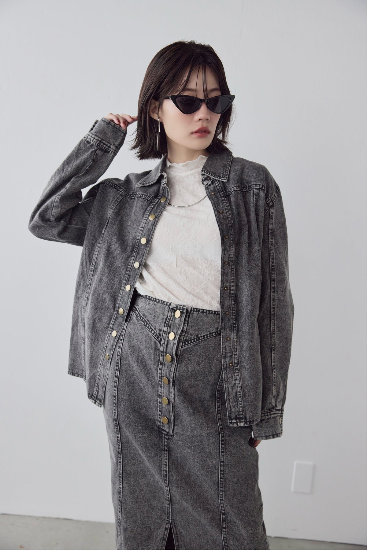 Vintage-Style Denim Set