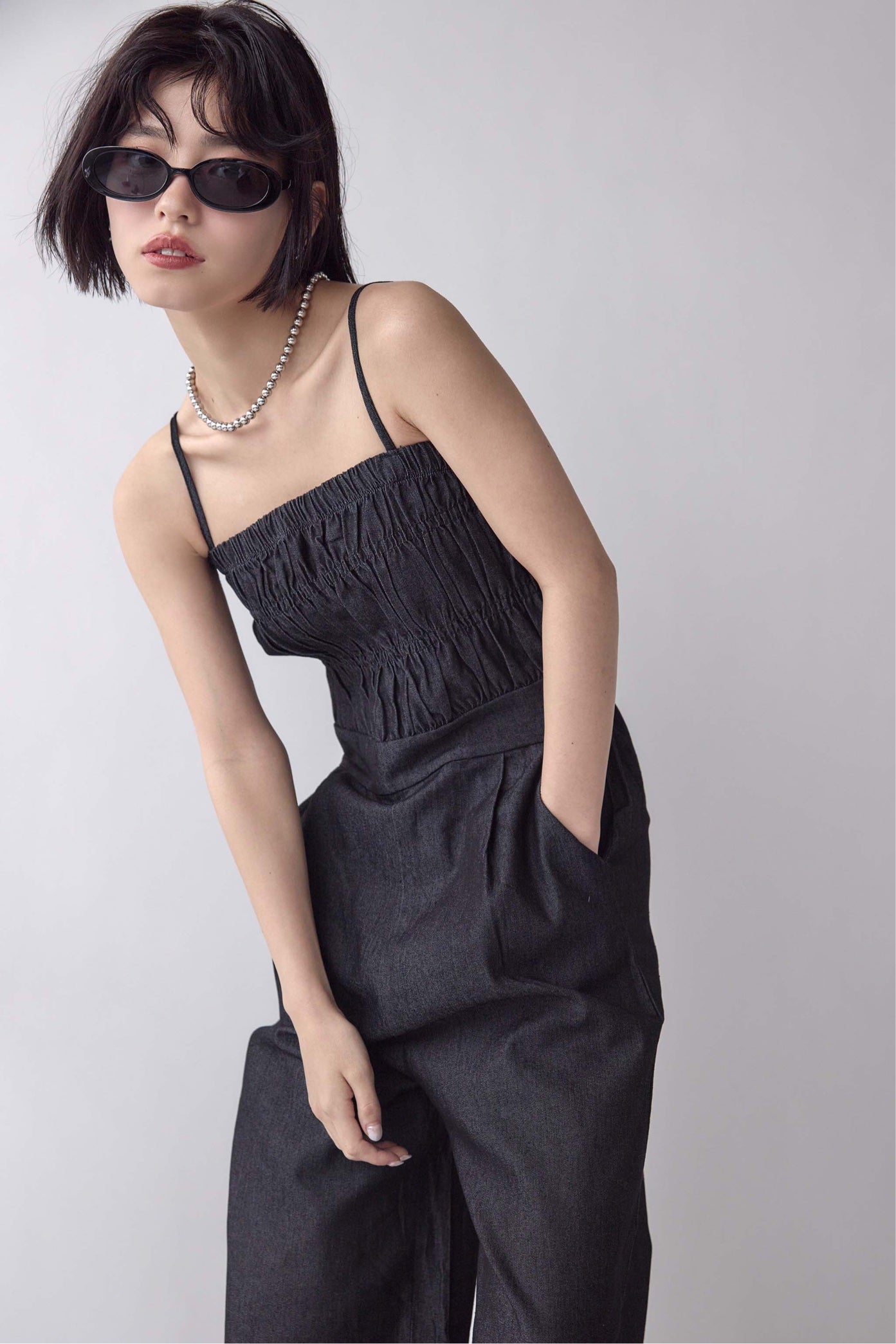 Denim Cami All-in-one