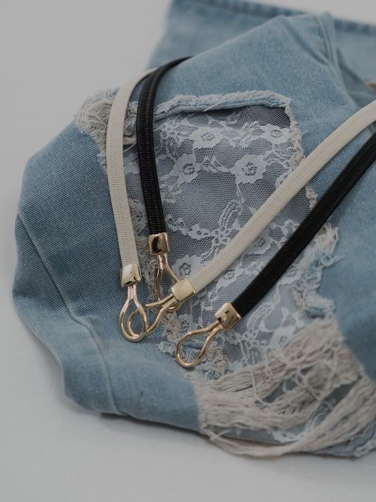 Circle Buckle Elastic Belt