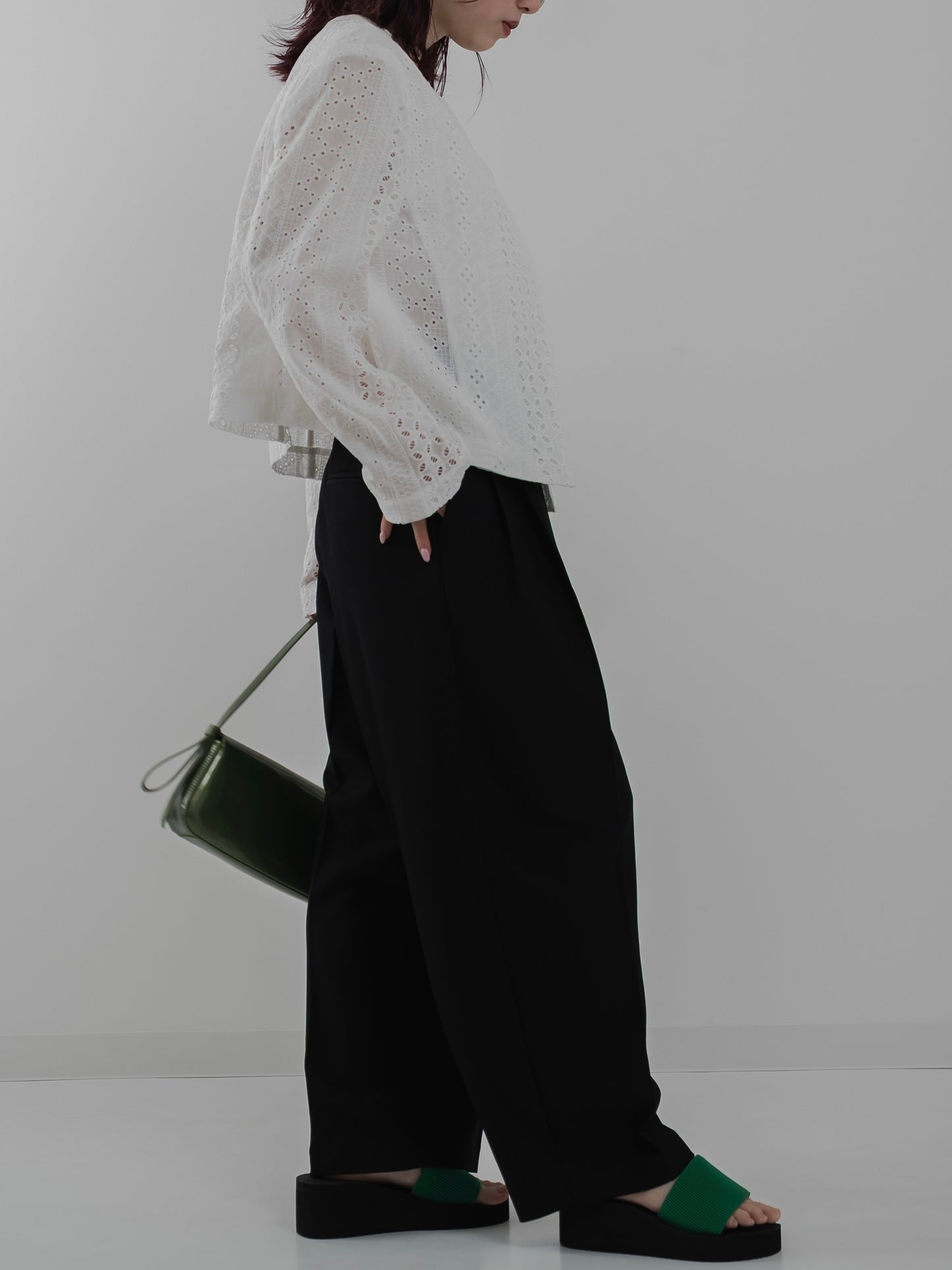 Embroidered lace jacket