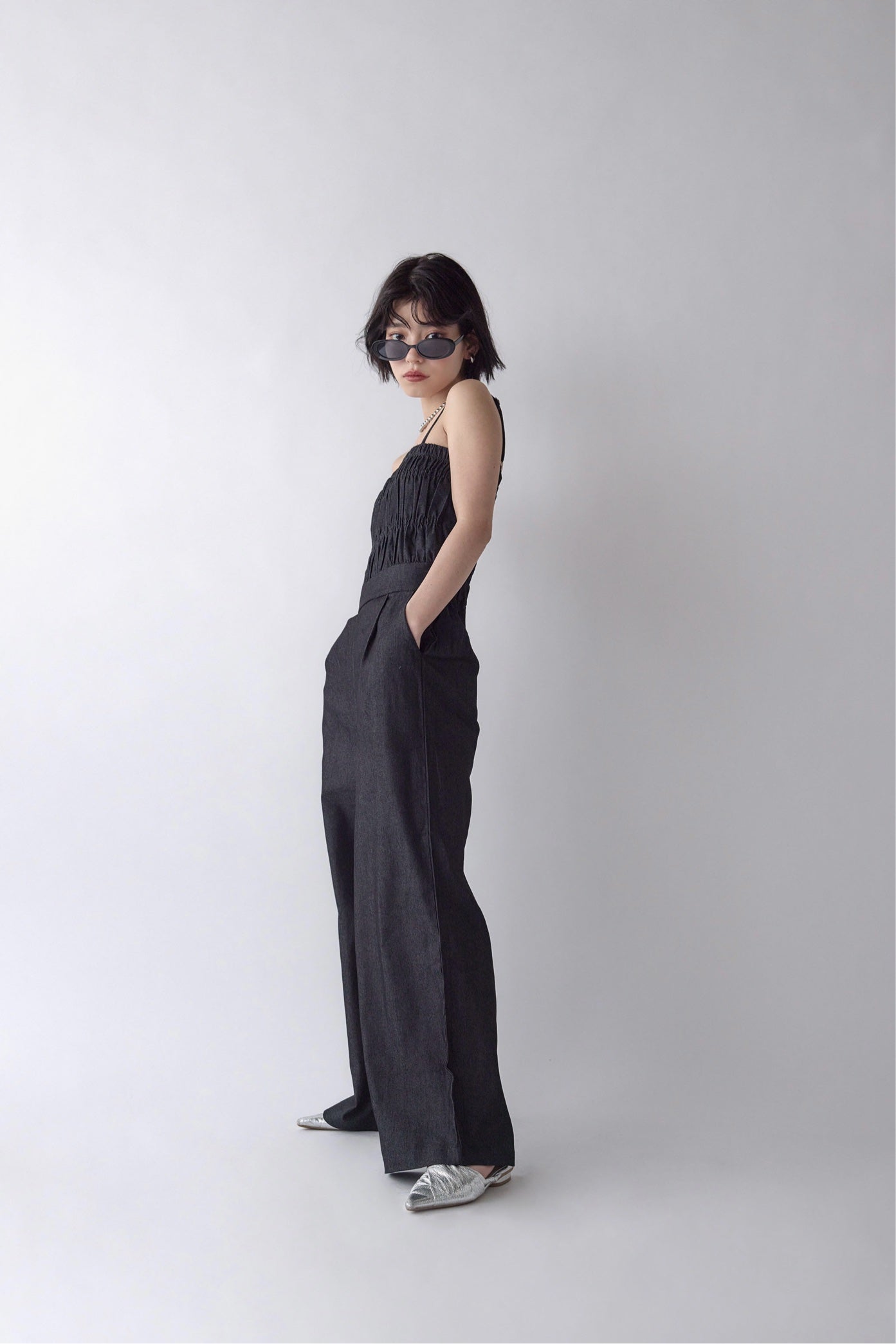 Denim Cami All-in-one