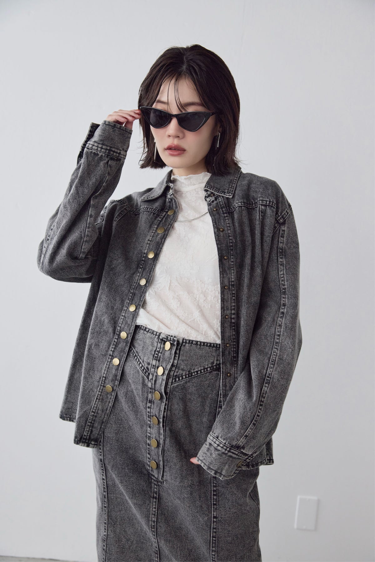 Vintage-Style Denim Set