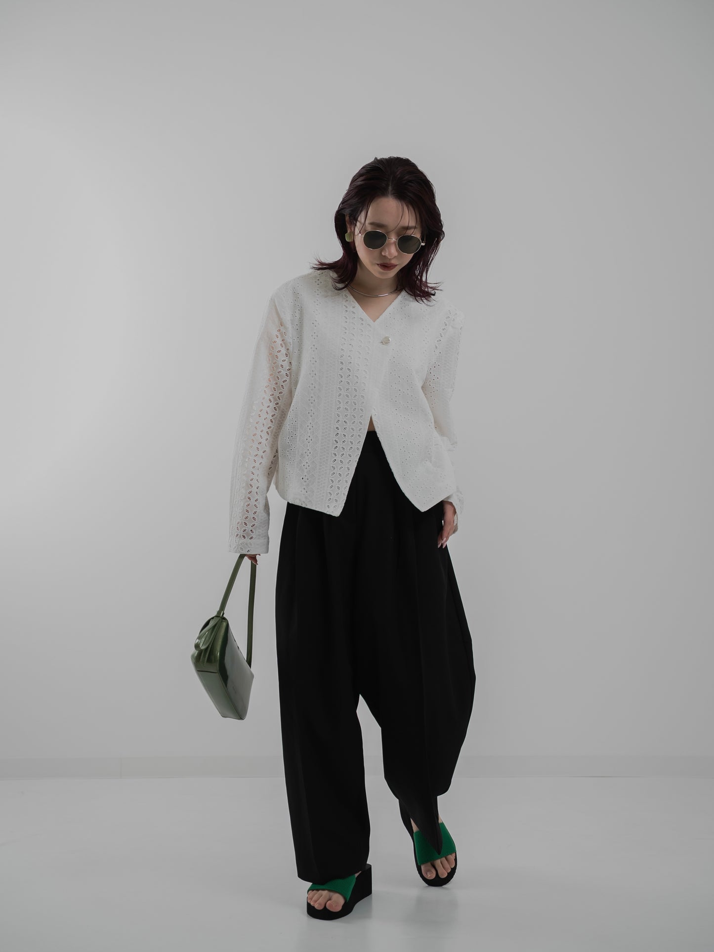 Embroidered lace jacket