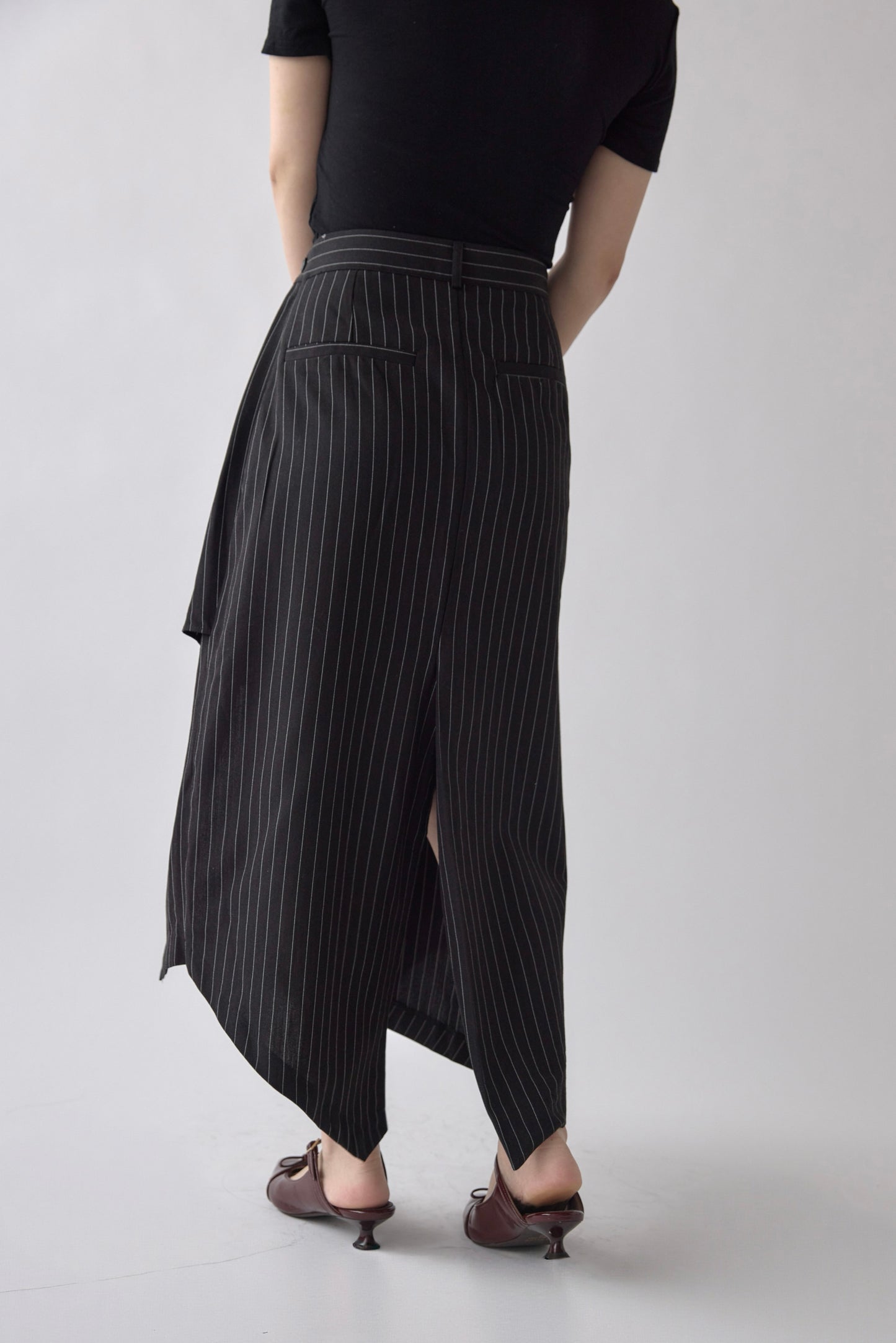 Asymmetry Wrap Skirt