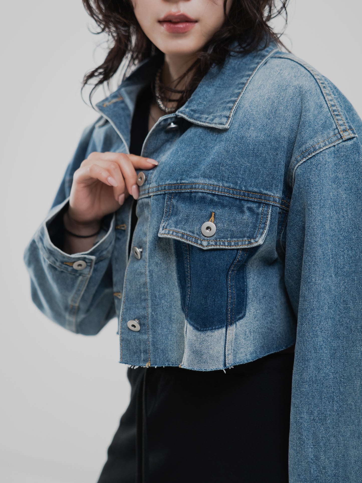 Cropped Denim Jacket