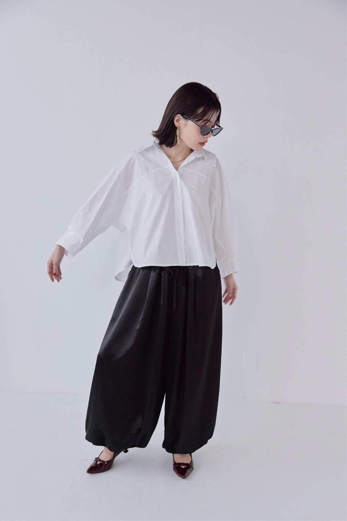 Asymmetric Flare Shirt