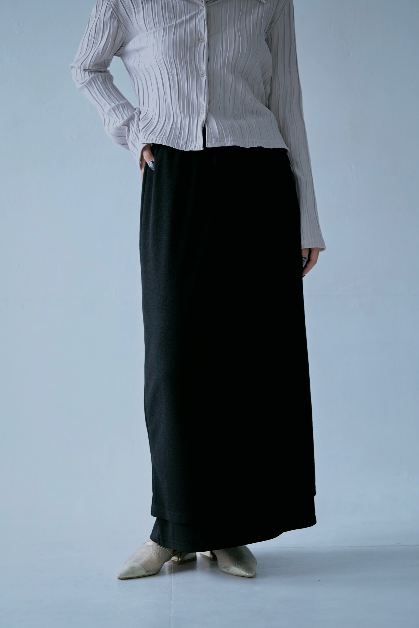 Double Layer Long Skirt