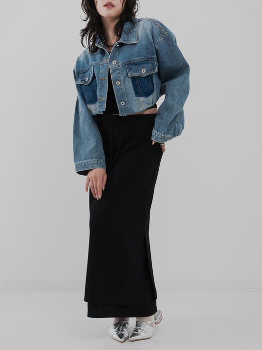 Cropped Denim Jacket