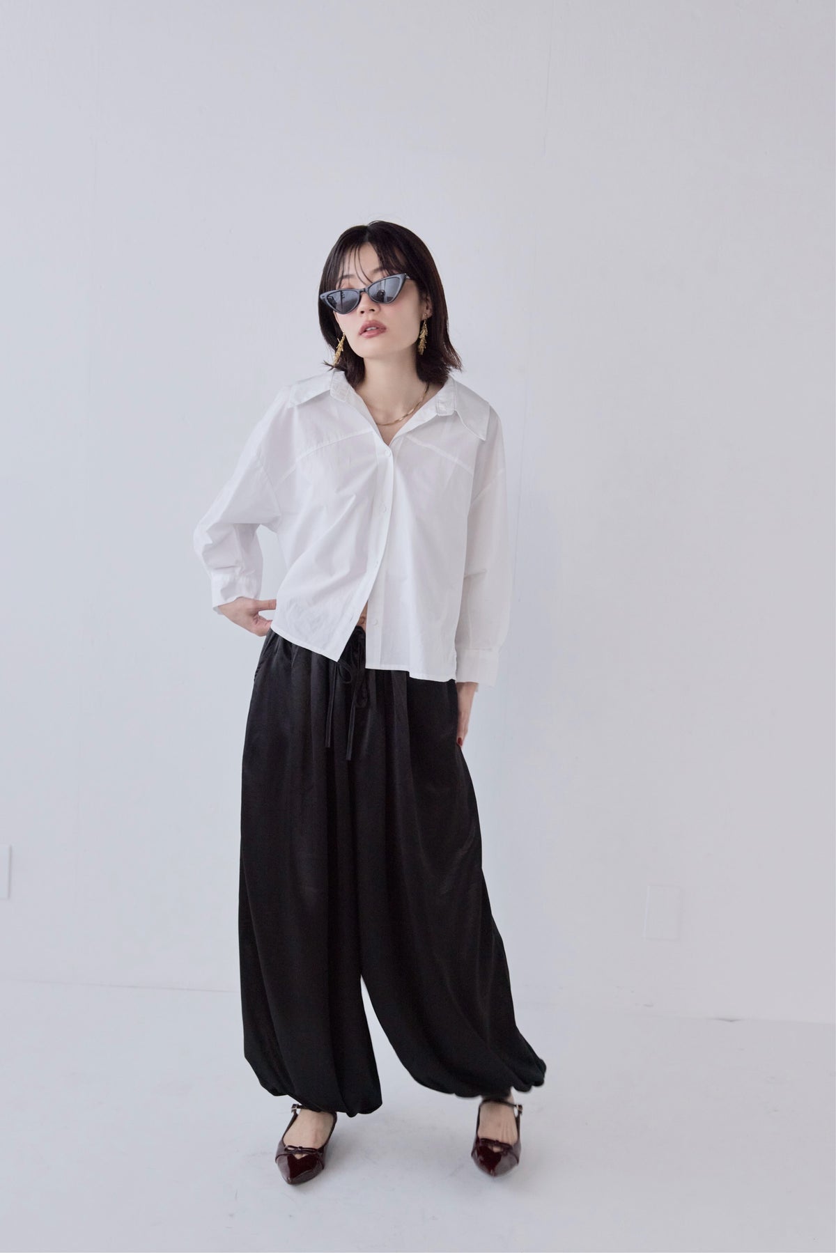 Asymmetric Flare Shirt
