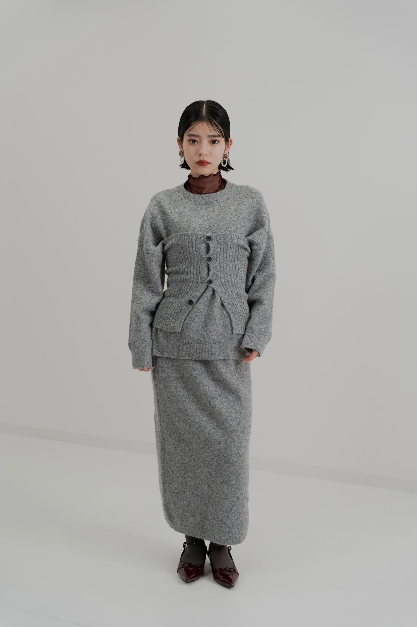 Modern Snood Knit Set – 3 Piece