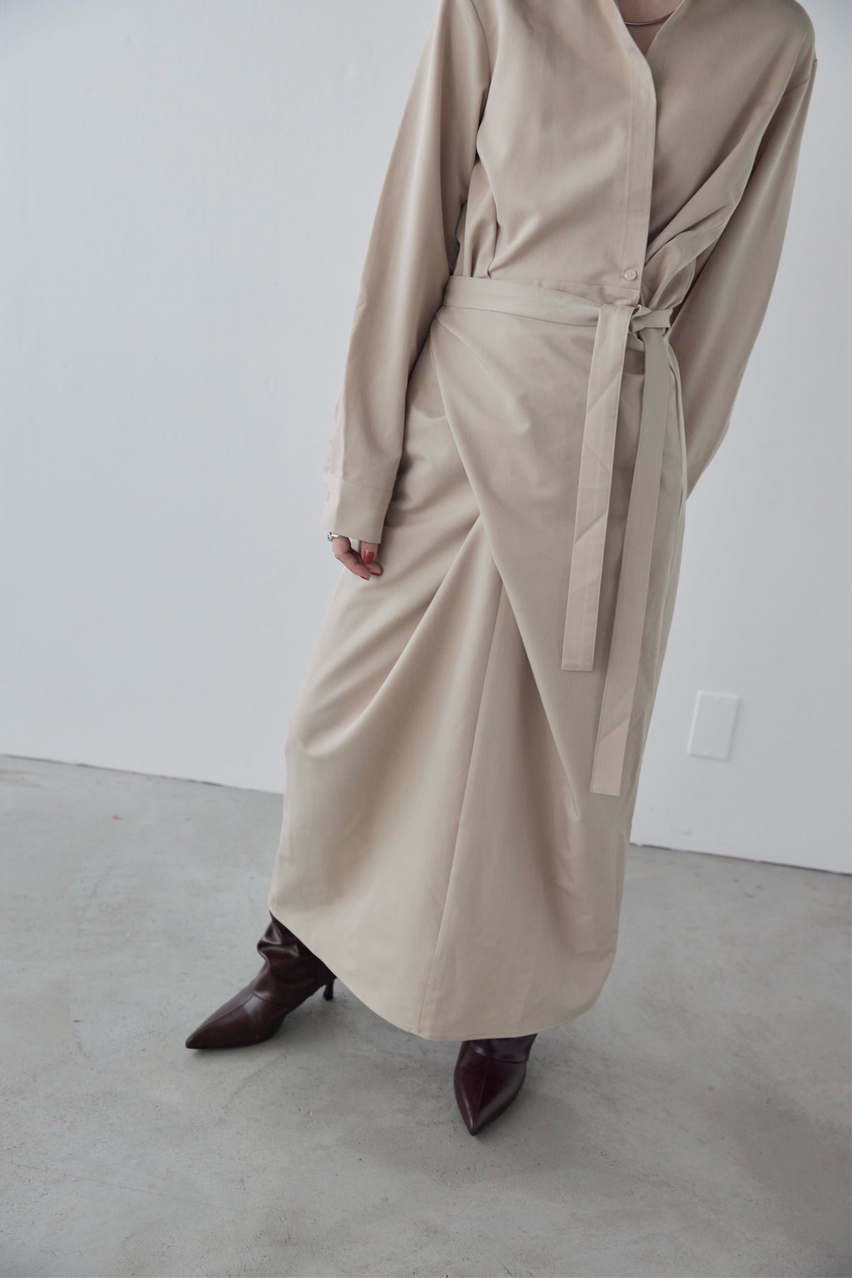 Wrap Shirt Dress