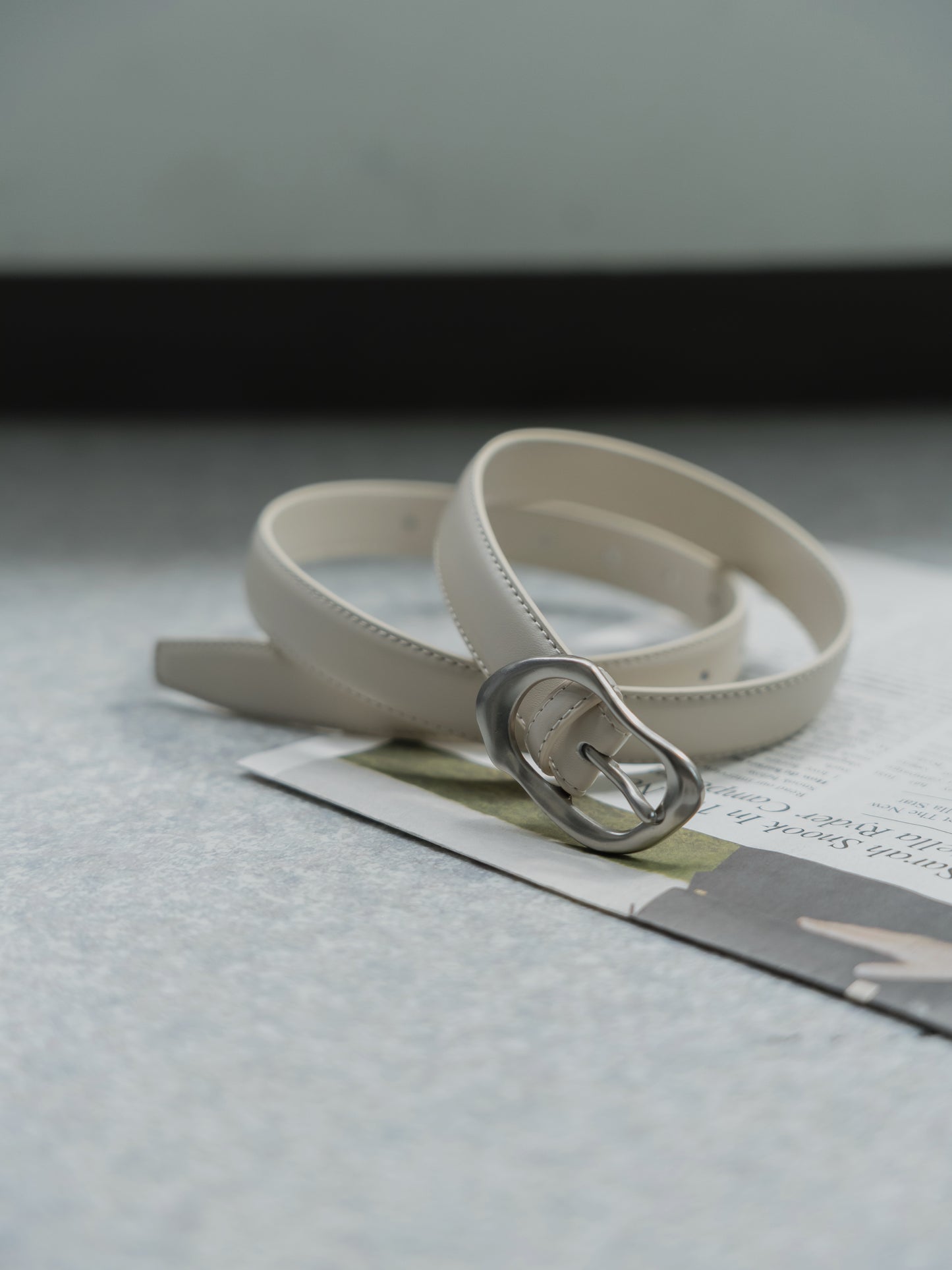 Silver Curve Belt