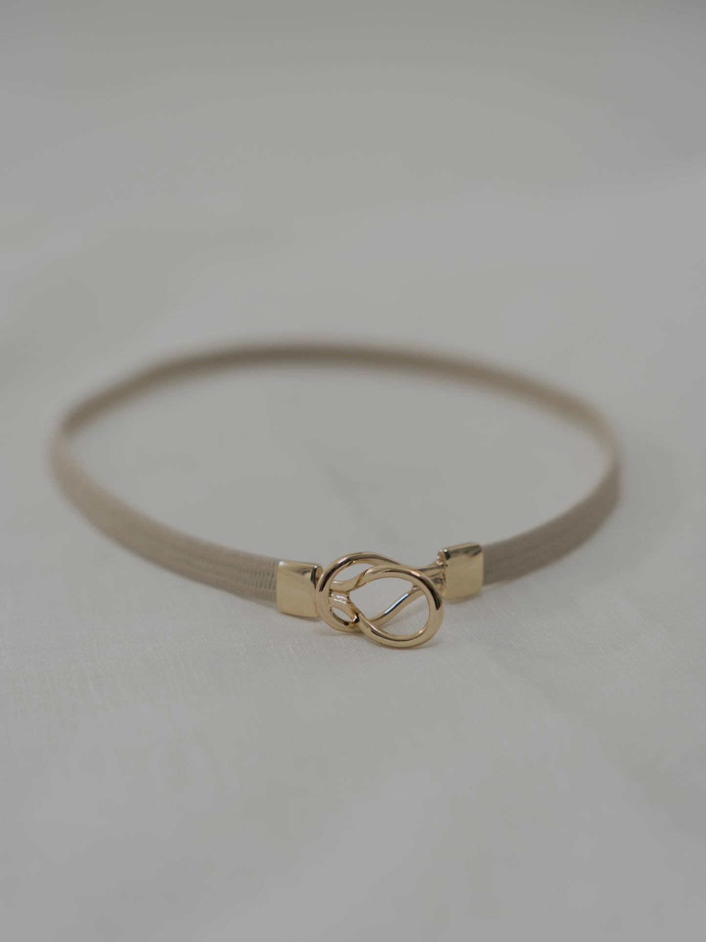 Circle Buckle Elastic Belt
