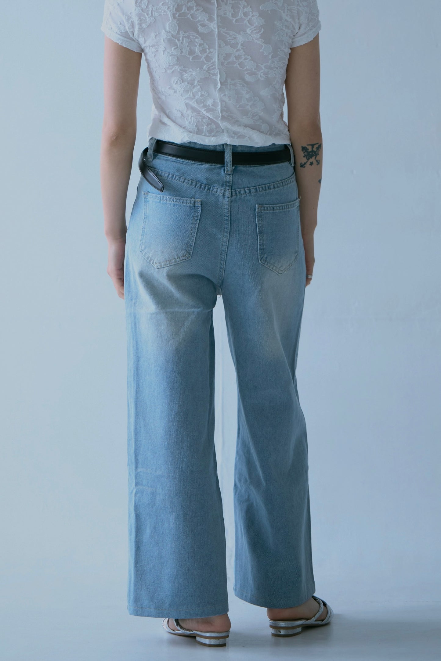 Silver Curve Belt