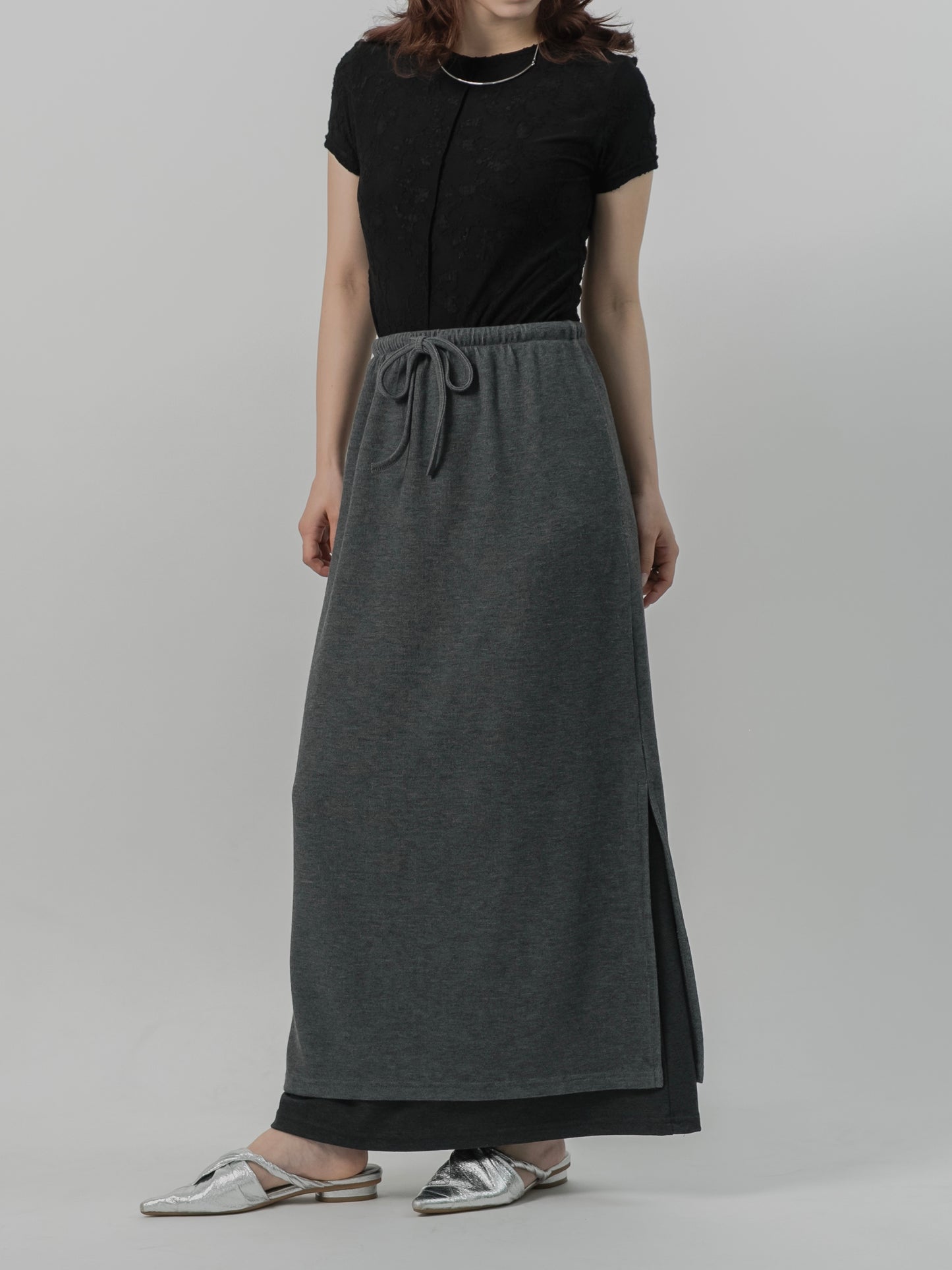 Double Layer Long Skirt