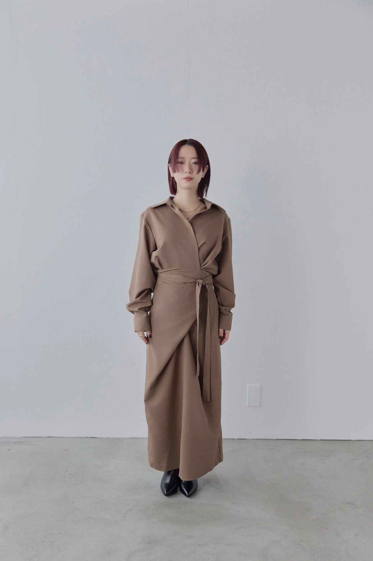 Wrap Shirt Dress