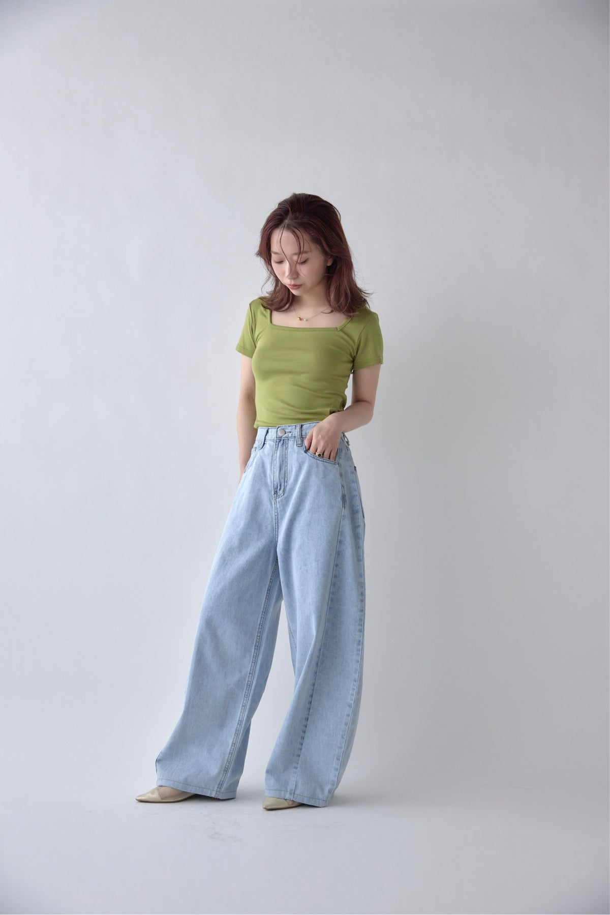 Curved Wide Denim