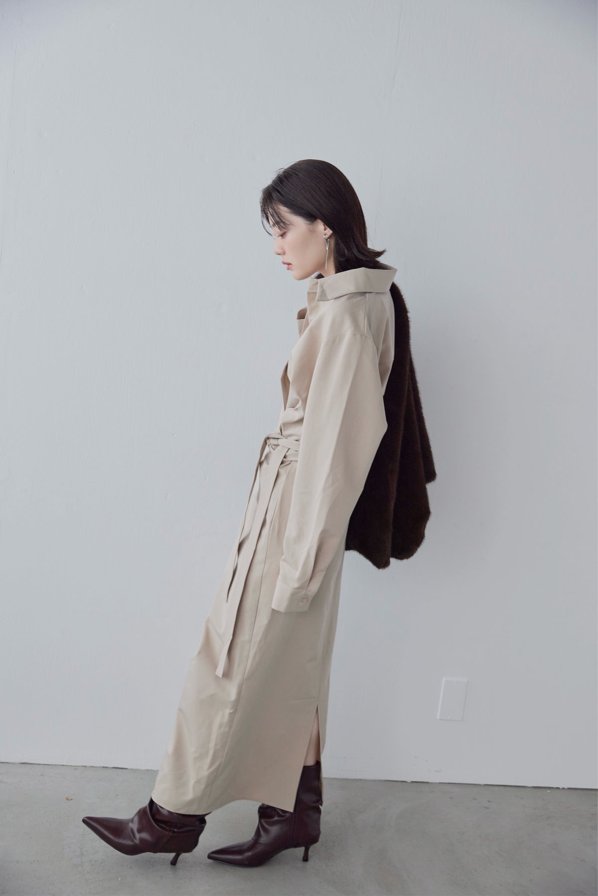 Wrap Shirt Dress