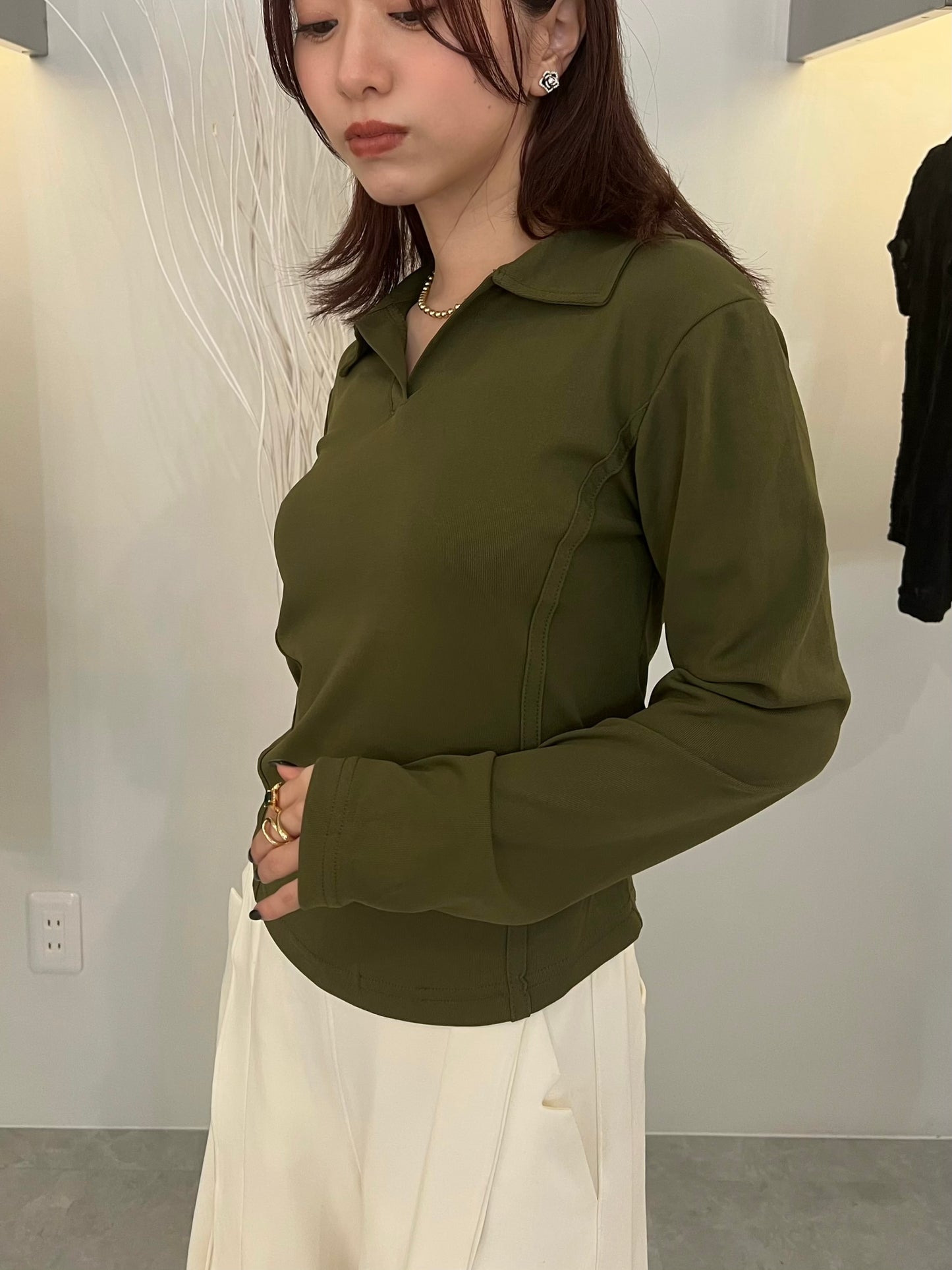 【サンプル】Two-line Collared Shirt