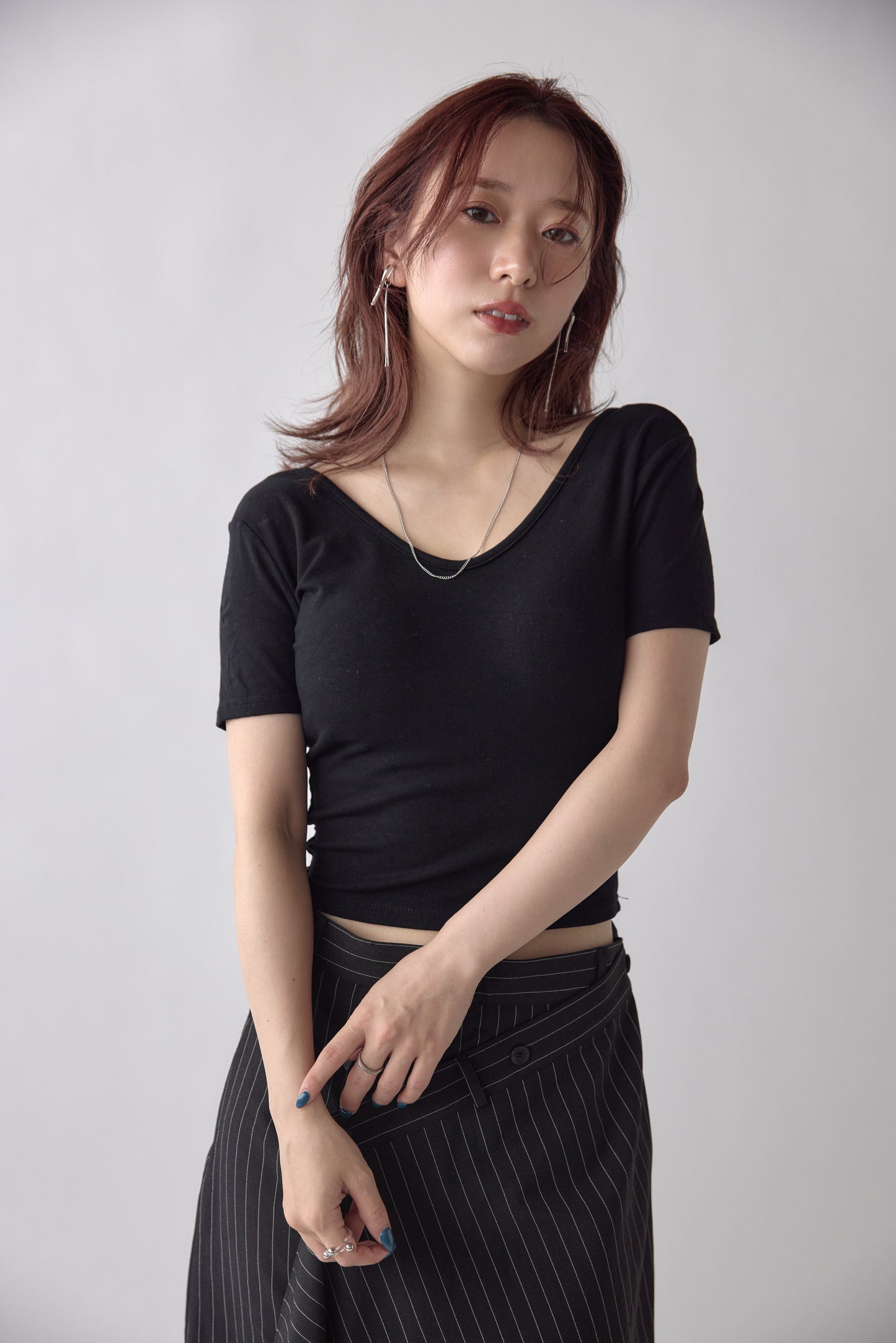 Padded Cropped T-shirt　