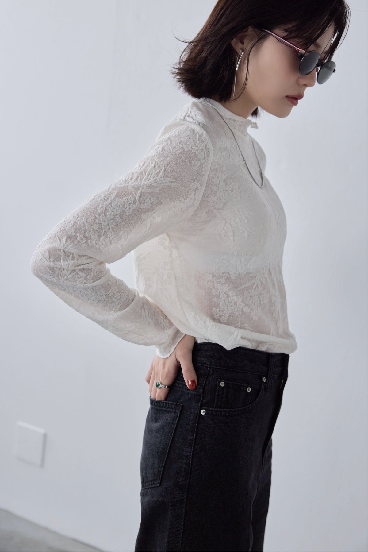 Sheer Lace Top