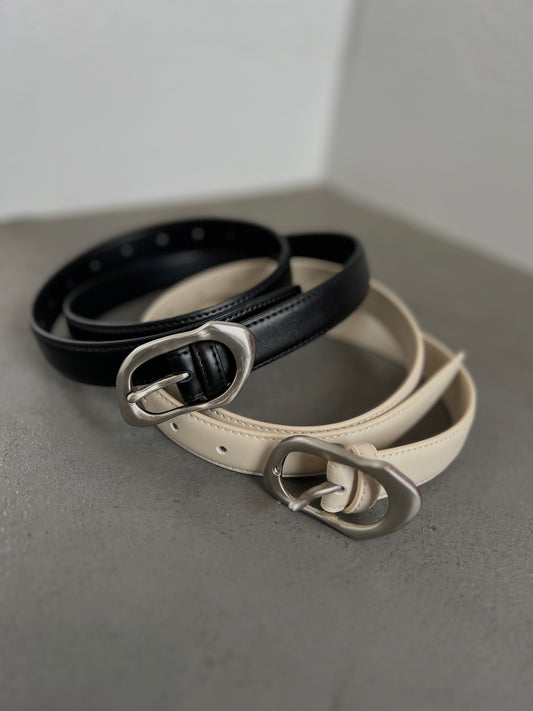 Silver Curve Belt
