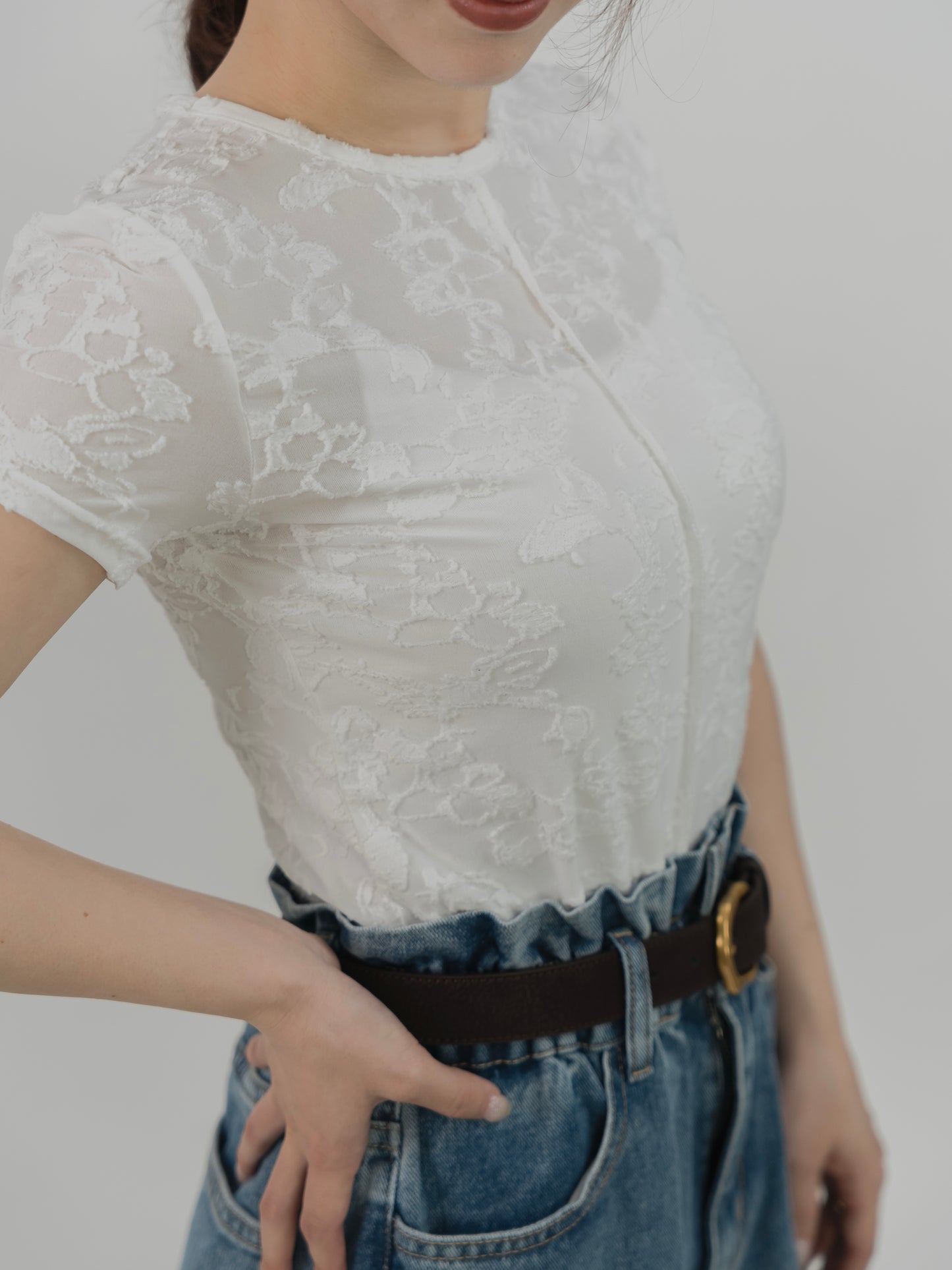 Flower Lace T-shirt